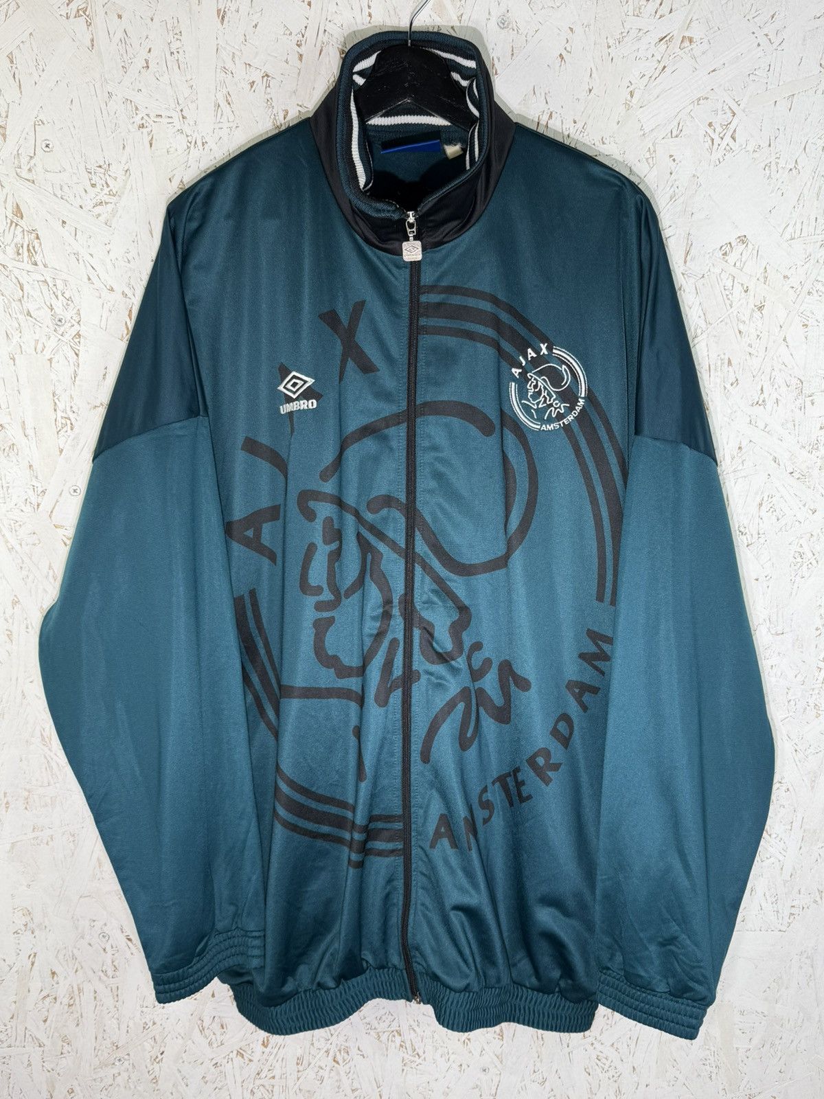 Umbro 90s Umbro AJAX Amsterdam 1995 96 Training Tracksuit Jacket Size US XXL / EU 58 / 5 - 1 Thumbnail