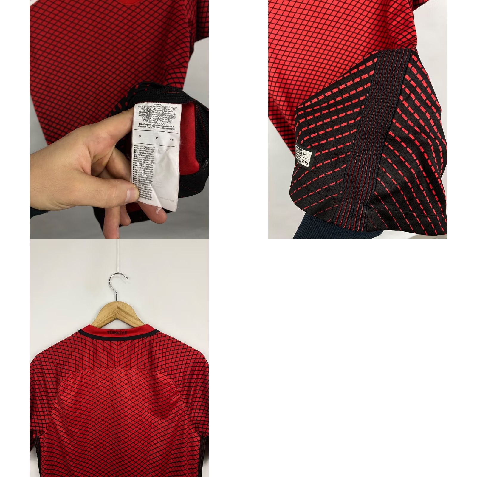 Nike Nike Turkiye Soccer Jersey T-Shirt S Red Mens Shirt Y2K 2016 Turkey Size US S / EU 44-46 / 1 - 8 Thumbnail