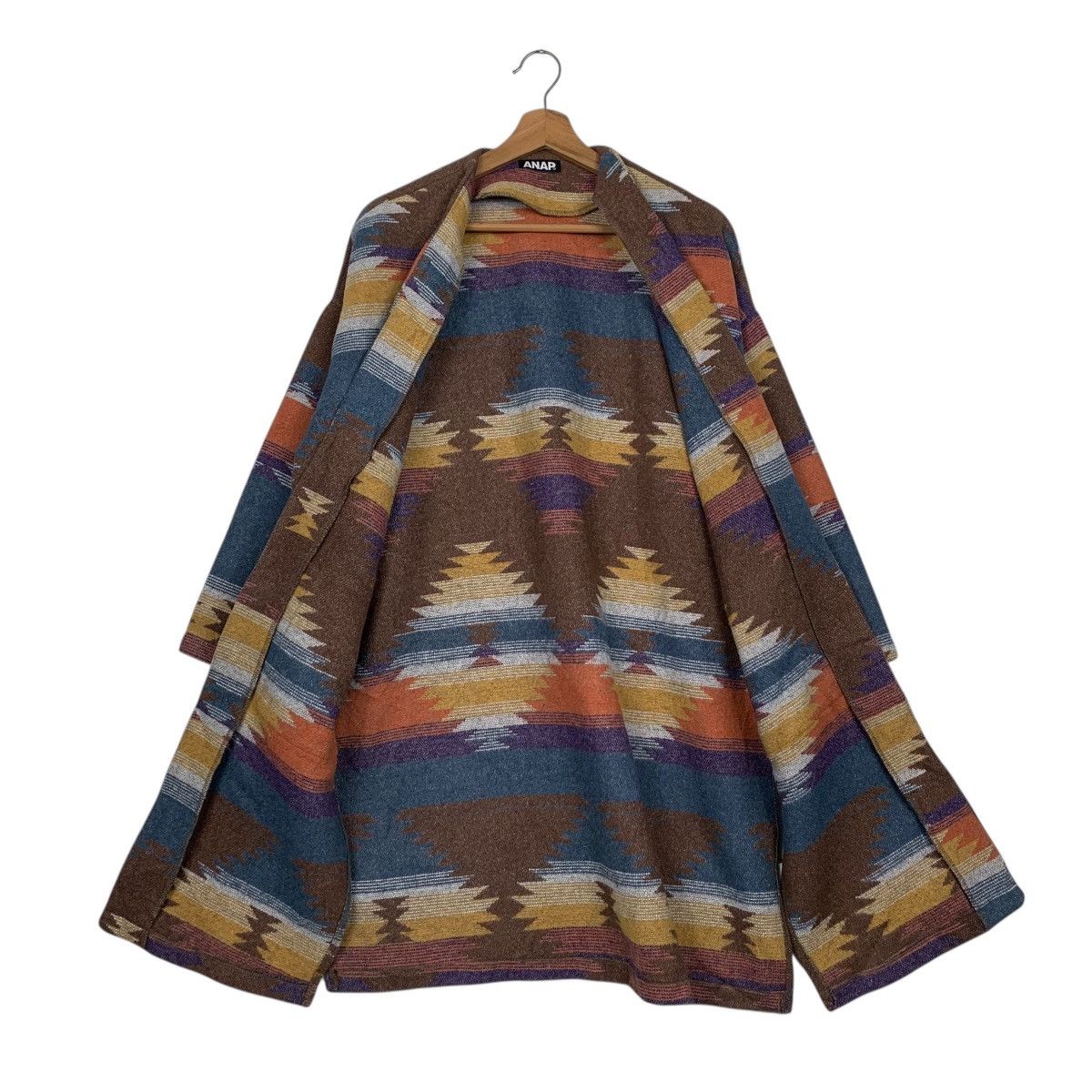 Japanese Brand Japanese Brand Anap Navajo Aztech Buttonless Coat Size M / US 6-8 / IT 42-44 - 11 Thumbnail