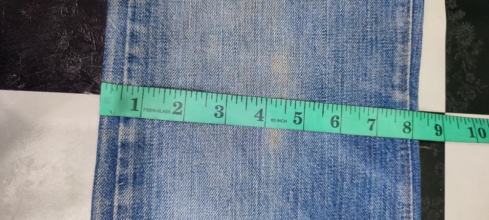 Levi's Vintage Clothing DISTRESSED LEVIS 517 BOOTCUT NO'8 Size US 31 - 16 Thumbnail