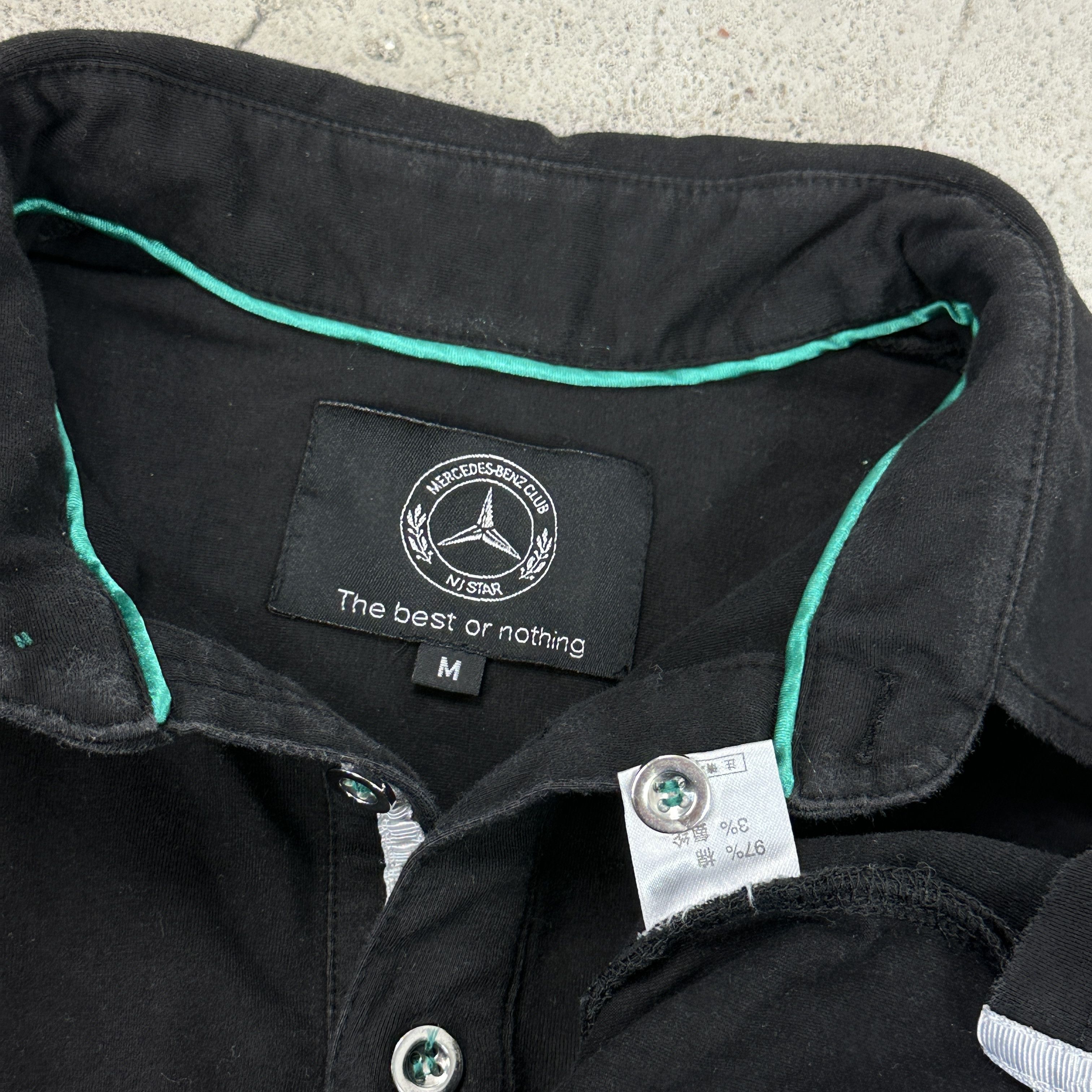 Mercedes-Benz × Vintage Vintage Streetwear Sportswear Mercedes Racing Polo T-shirt Size US M / EU 48-50 / 2 - 4 Thumbnail