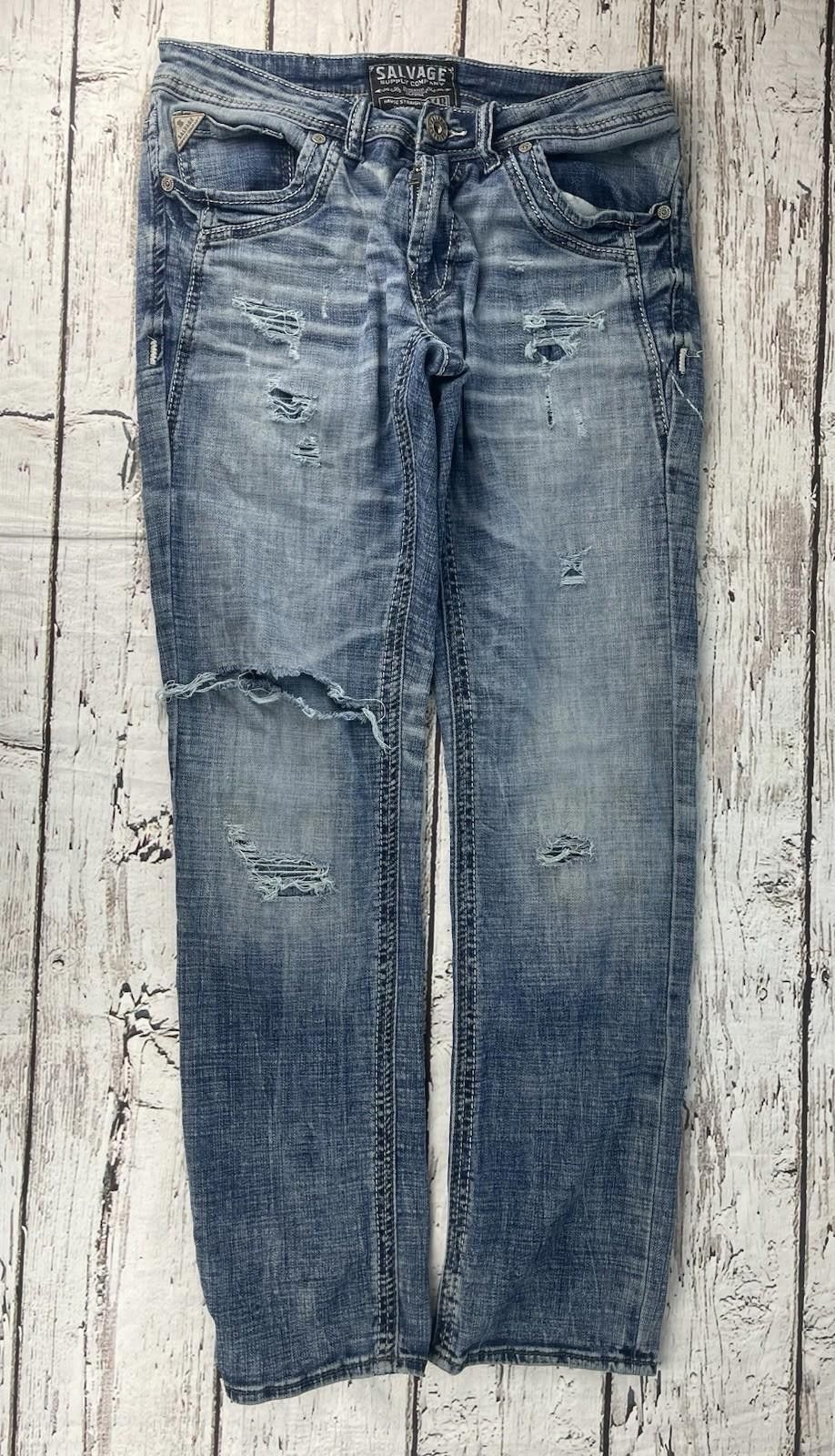 Salvage Salvage Havoc SLVG Men’s 31R 31x32 Thrashed Size US 31 - 3 Thumbnail