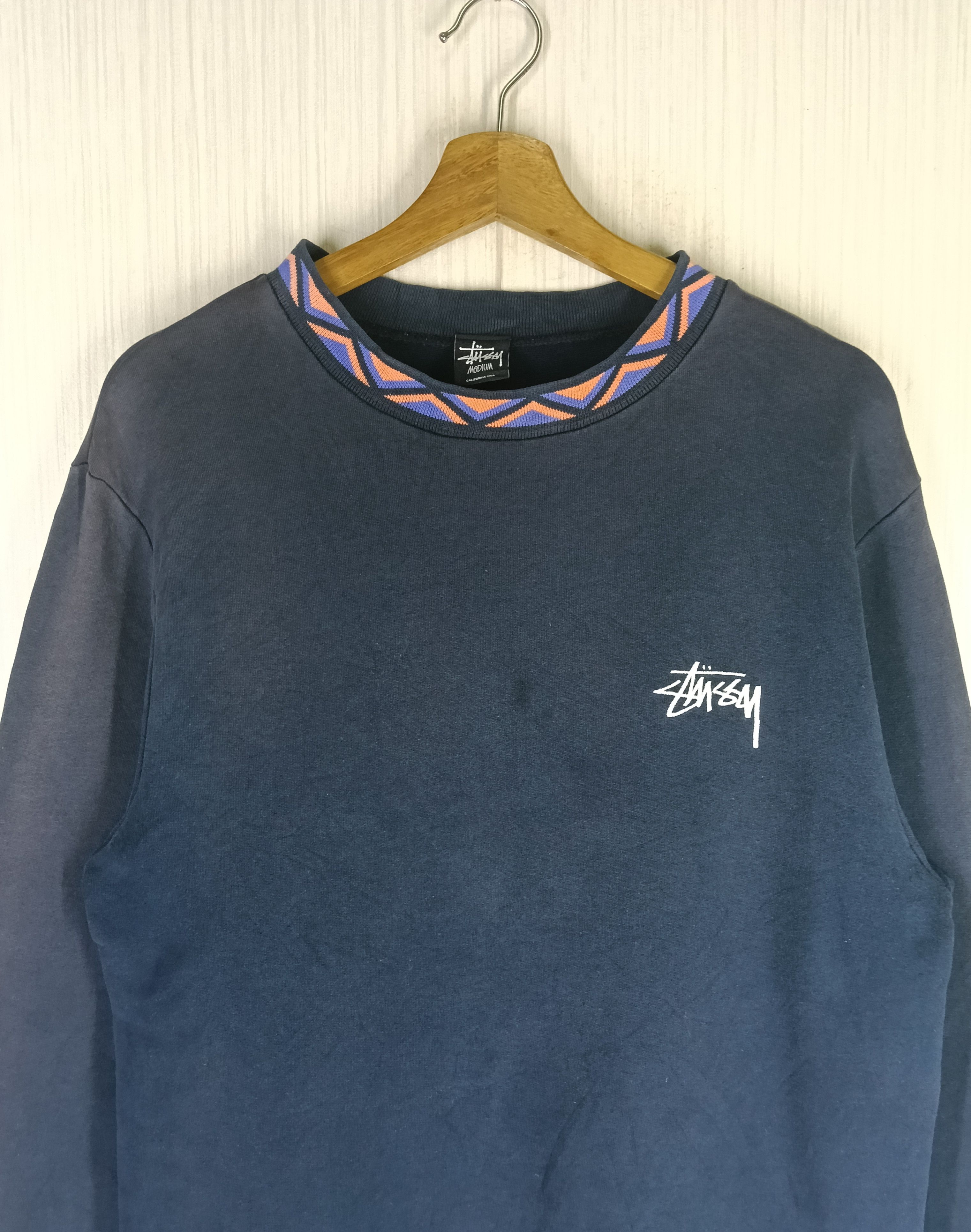 Stussy Rare Vintage 90s Stussy Tom Tom Sweatshirt Size US M / EU 48-50 / 2 - 4 Thumbnail