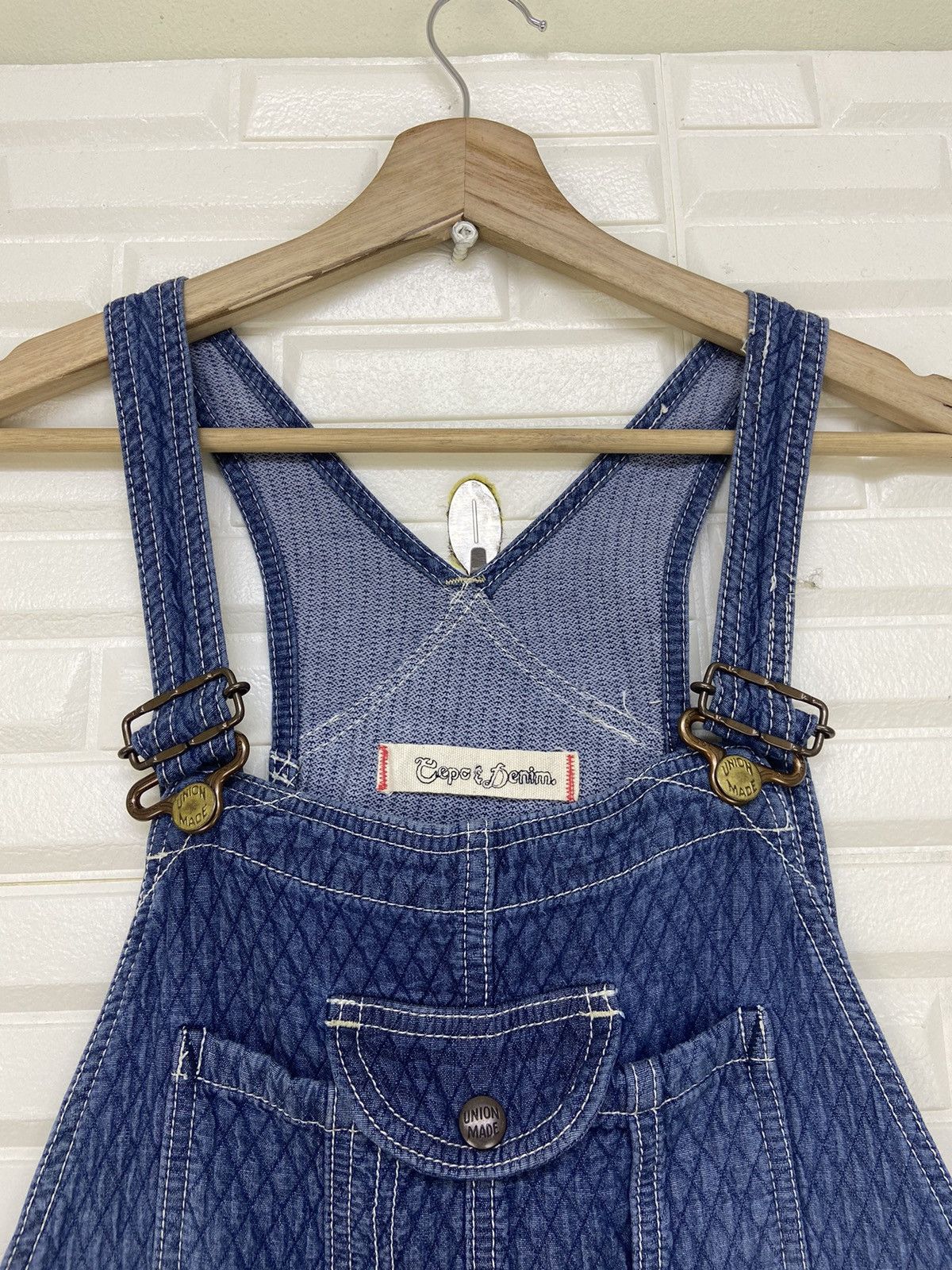 Japanese Brand Japanese Traditional Indigo Products Union Made Jumpsuits Size US 33 - 5 Thumbnail