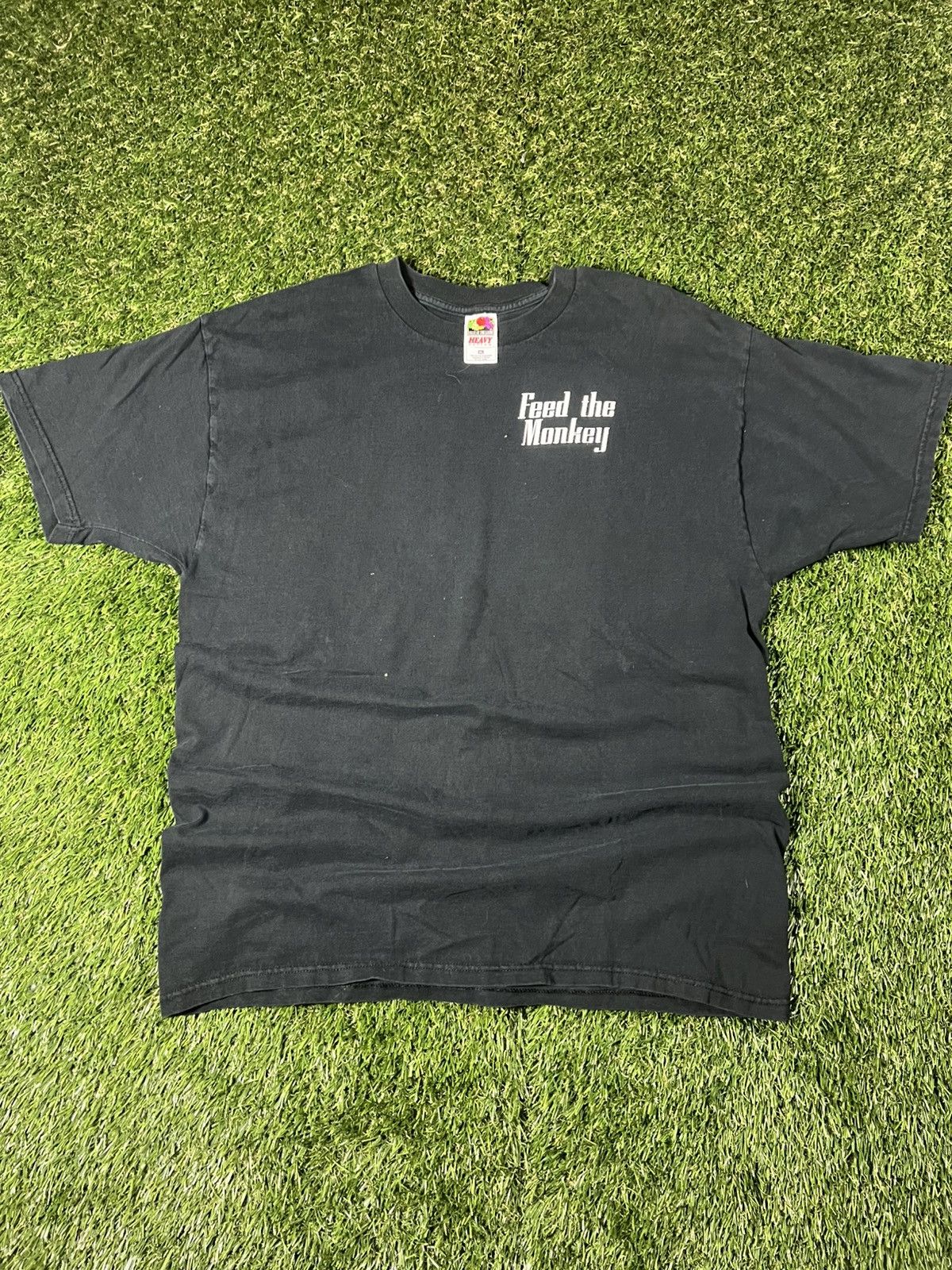 NASCAR Vintage Y2k Feed The Monkey Speed NASCAR Racing Car Tee Size US XL / EU 56 / 4 - 2 Thumbnail