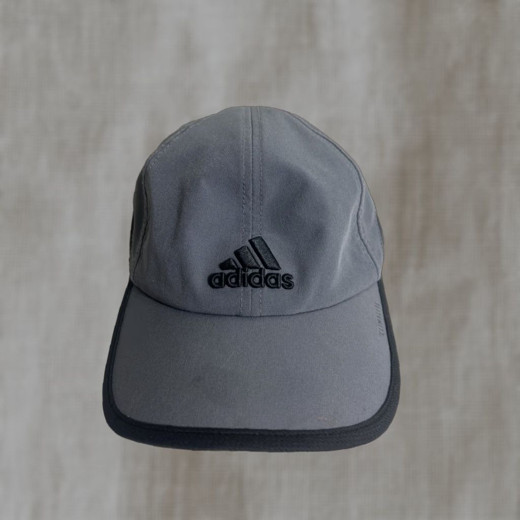 Adidas Adidas Baseball Cap Men Hat Adjustable Black Climalite Sport Cap Size ONE SIZE - 1 Thumbnail