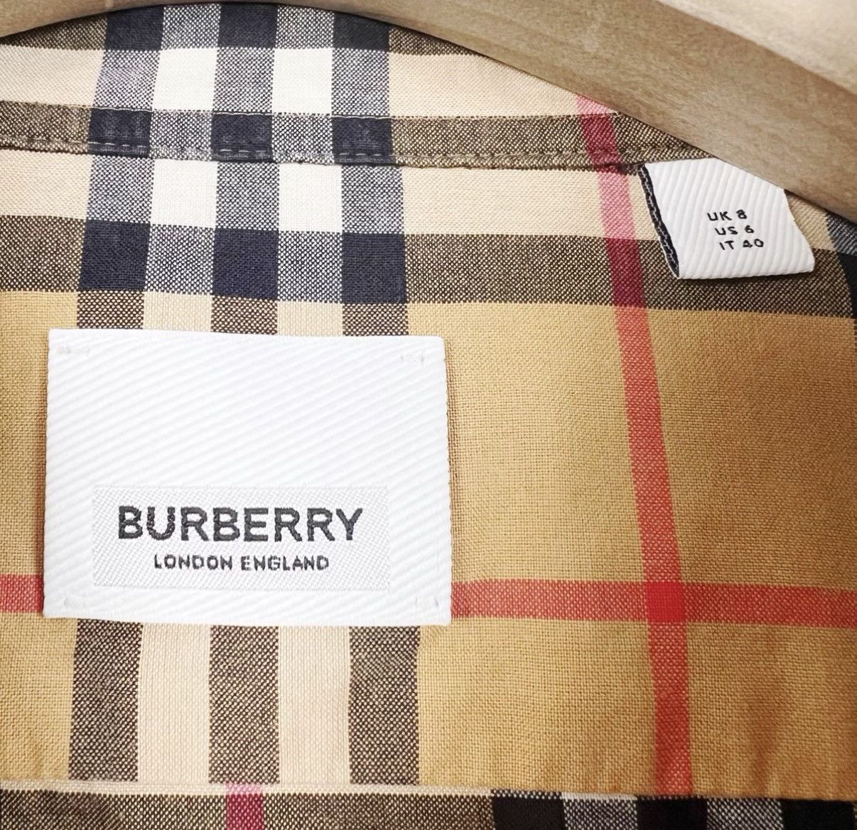 Burberry Burberry Classic Plaid Shirt K12 Size S / US 4 / IT 40 - 5 Thumbnail