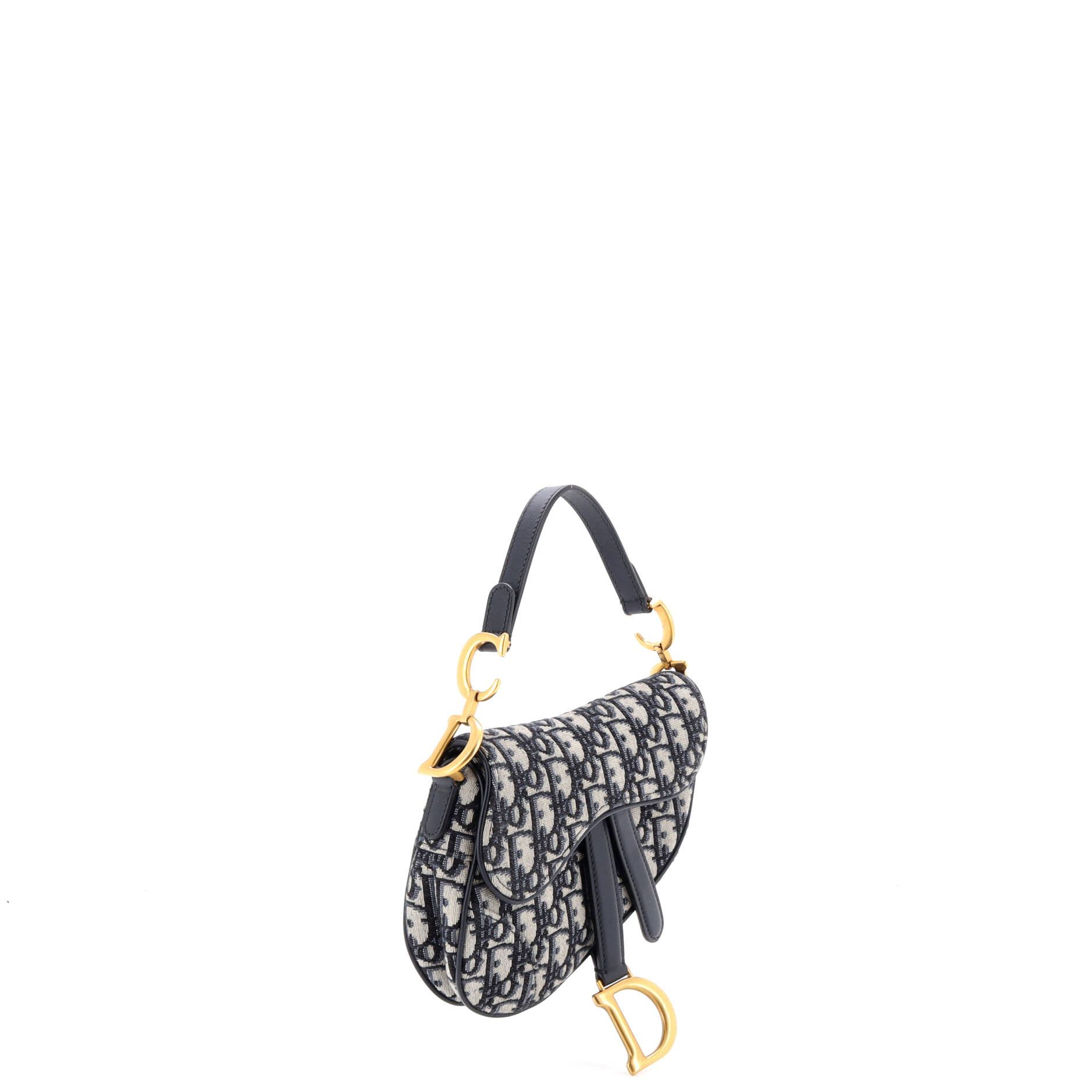 Dior Saddle Handbag Oblique Canvas Mini Size ONE SIZE - 1 Thumbnail