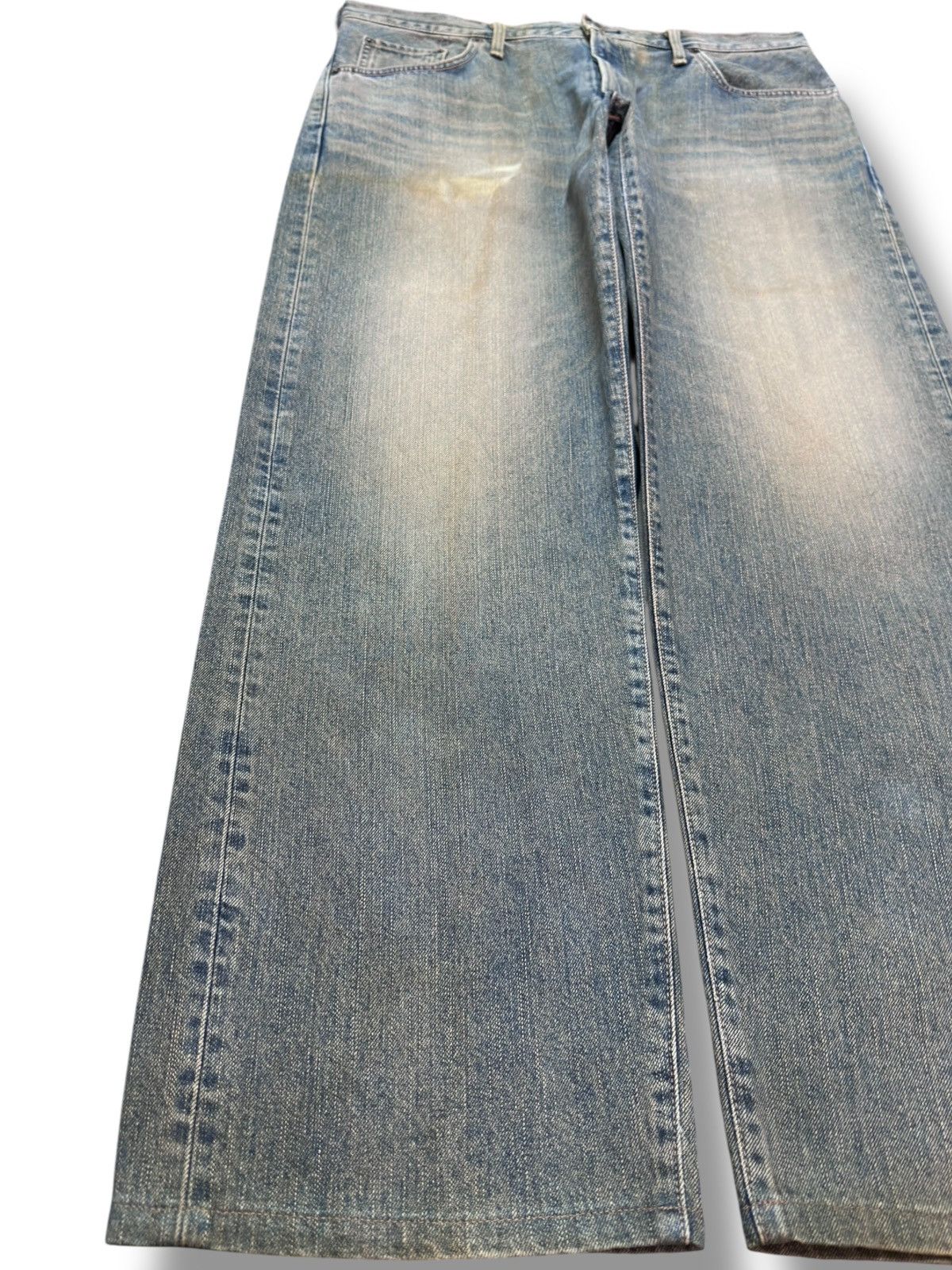 Edwin Vintage Edwin Exclusive Vintage Skater Baggy Mudwash Denim Size US 37 - 3 Thumbnail