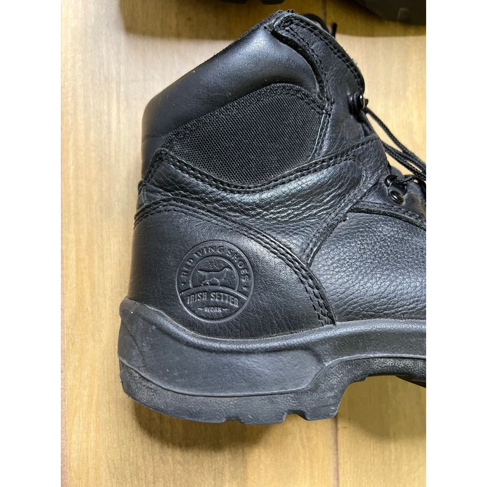 Vintage Irish Setter Men's Work Boots Size US 11 D Black Safety Toe Size US 11 / EU 44 - 9 Thumbnail