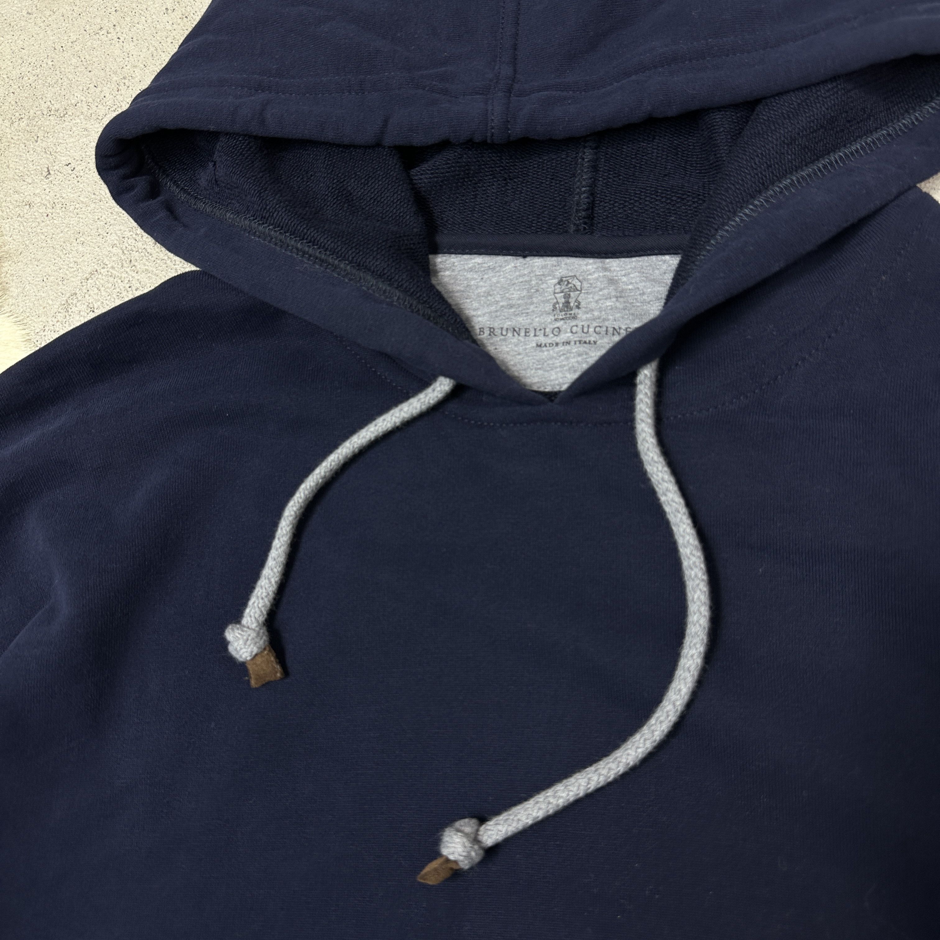 Brunello Cucinelli Vintage Streetwear Oversize Brunello Cucinelli Hoodie Y2K Size US XXL / EU 58 / 5 - 2 Thumbnail