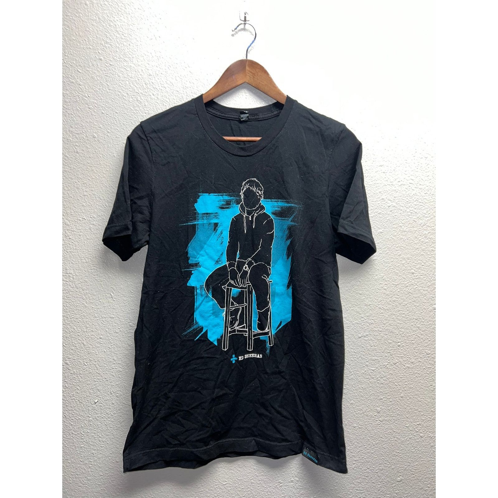 Vintage Ed Sheeran Divide Shirt Tour Concert Black Blue Tee Medium Size US M / EU 48-50 / 2 - 1 Thumbnail