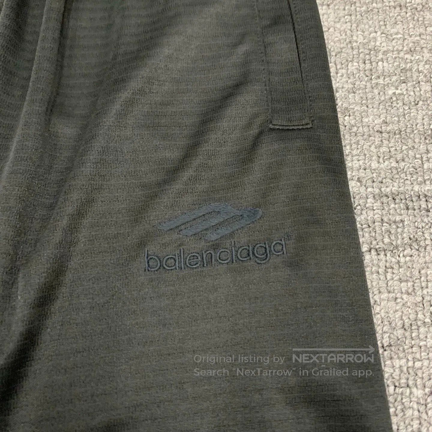 Balenciaga Black 3B Casual Pants M.