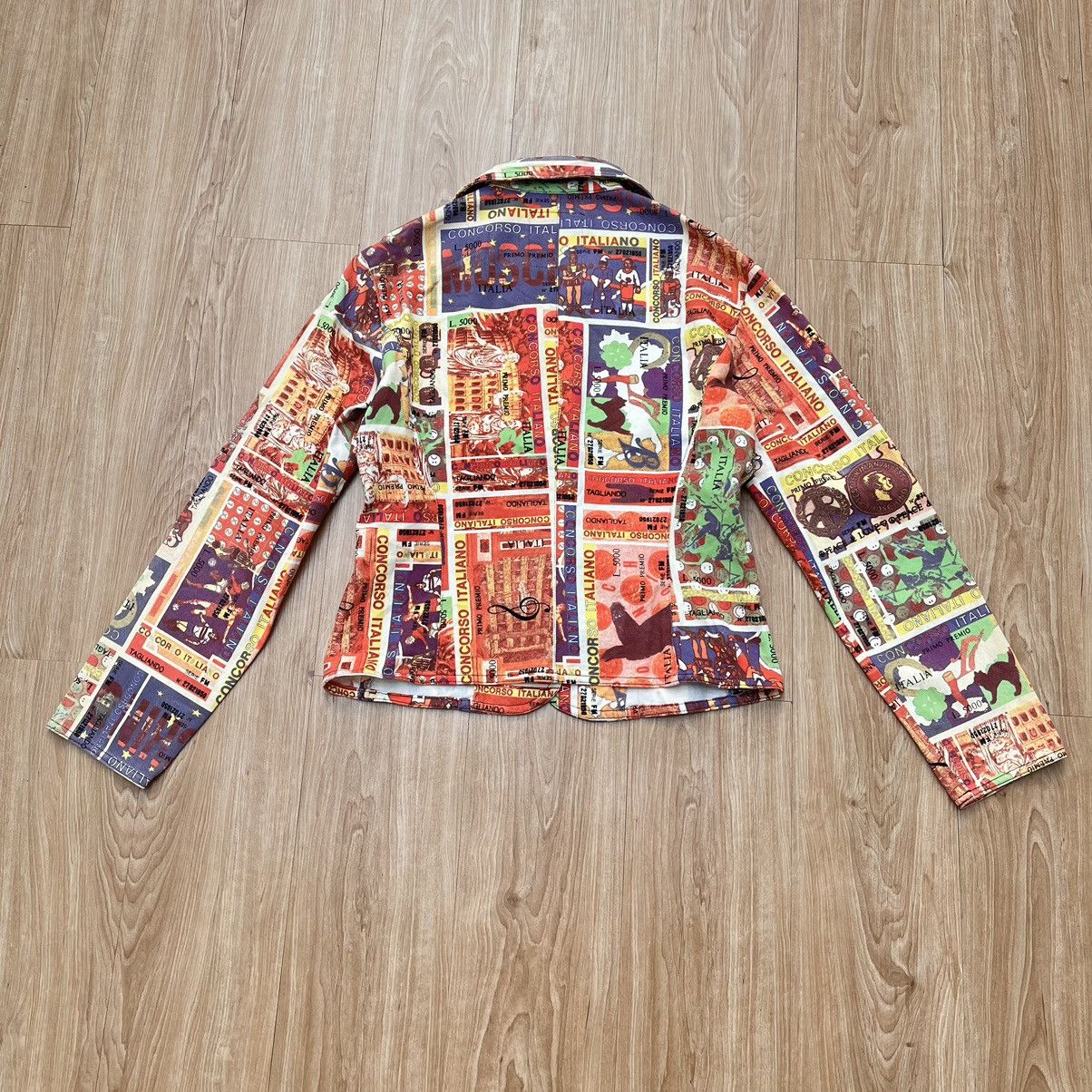 Moschino Authenti Moschino Jeans Trucker Jacket Full Printed Size M / US 6-8 / IT 42-44 - 2 Thumbnail
