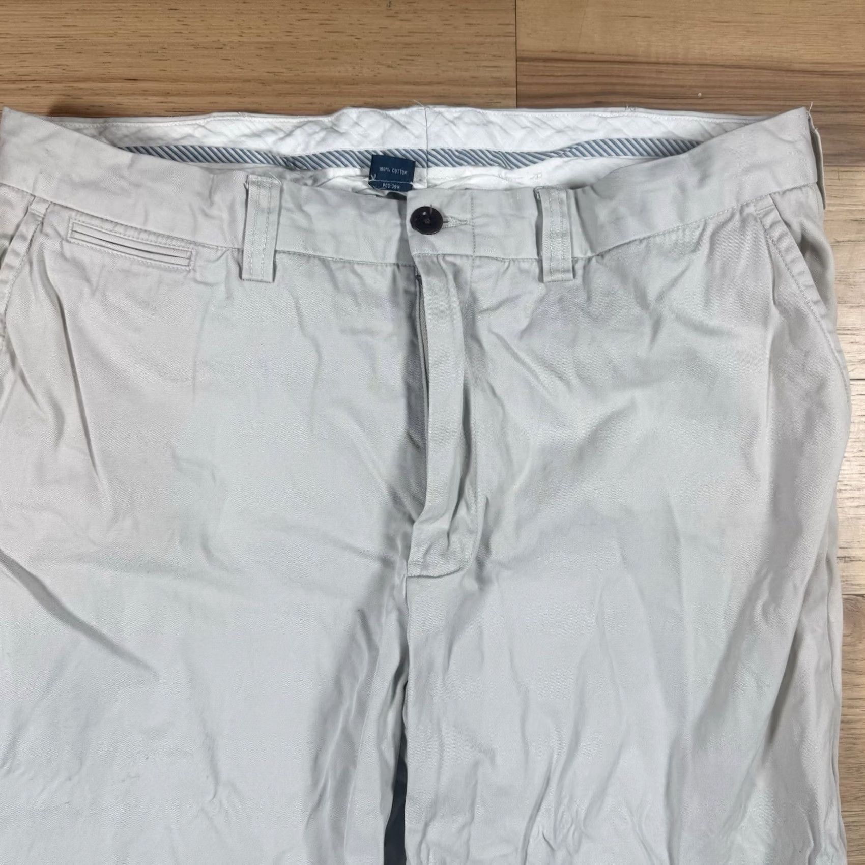 Polo Ralph Lauren VINTAGE Polo Ralph Lauren Pants Dress Mens 34x29 Ivory Linen Straight Chino 34 Mens Size US S / EU 44-46 / 1 - 4 Thumbnail