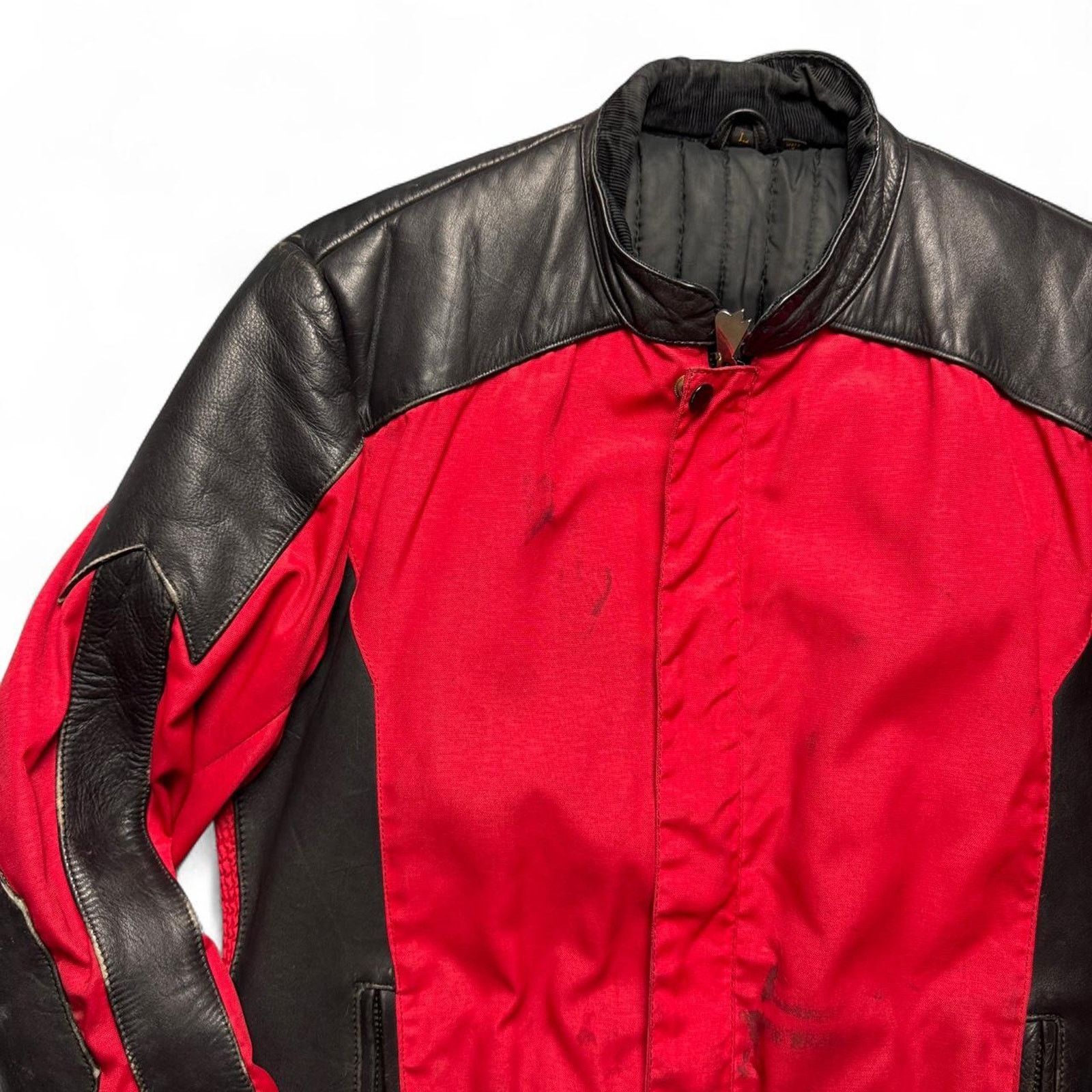 Hein Gericke Red and black vintage leather Size US L / EU 52-54 / 3 - 1 Thumbnail
