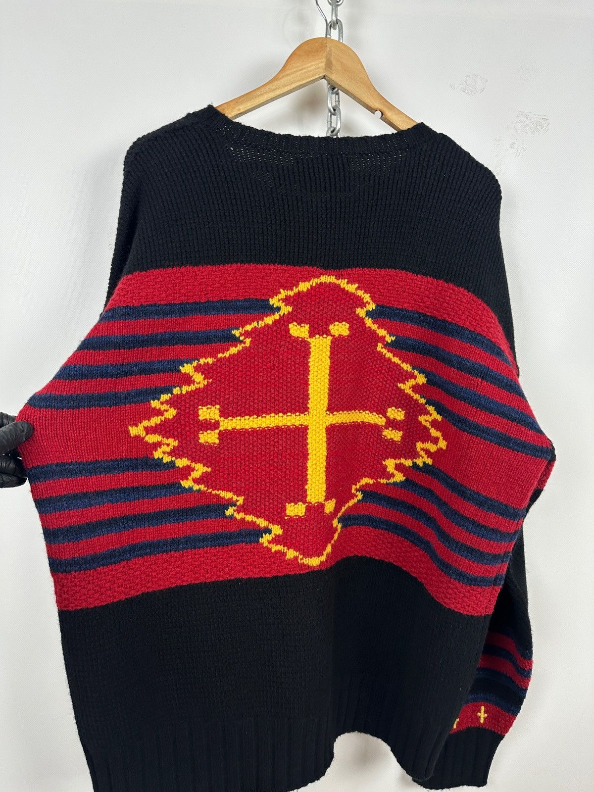 Polo Ralph Lauren Polo Ralph Lauren x Naiomi Glasses Wool/Cashmere Sweater Size US XXL / EU 58 / 5 - 23 Thumbnail