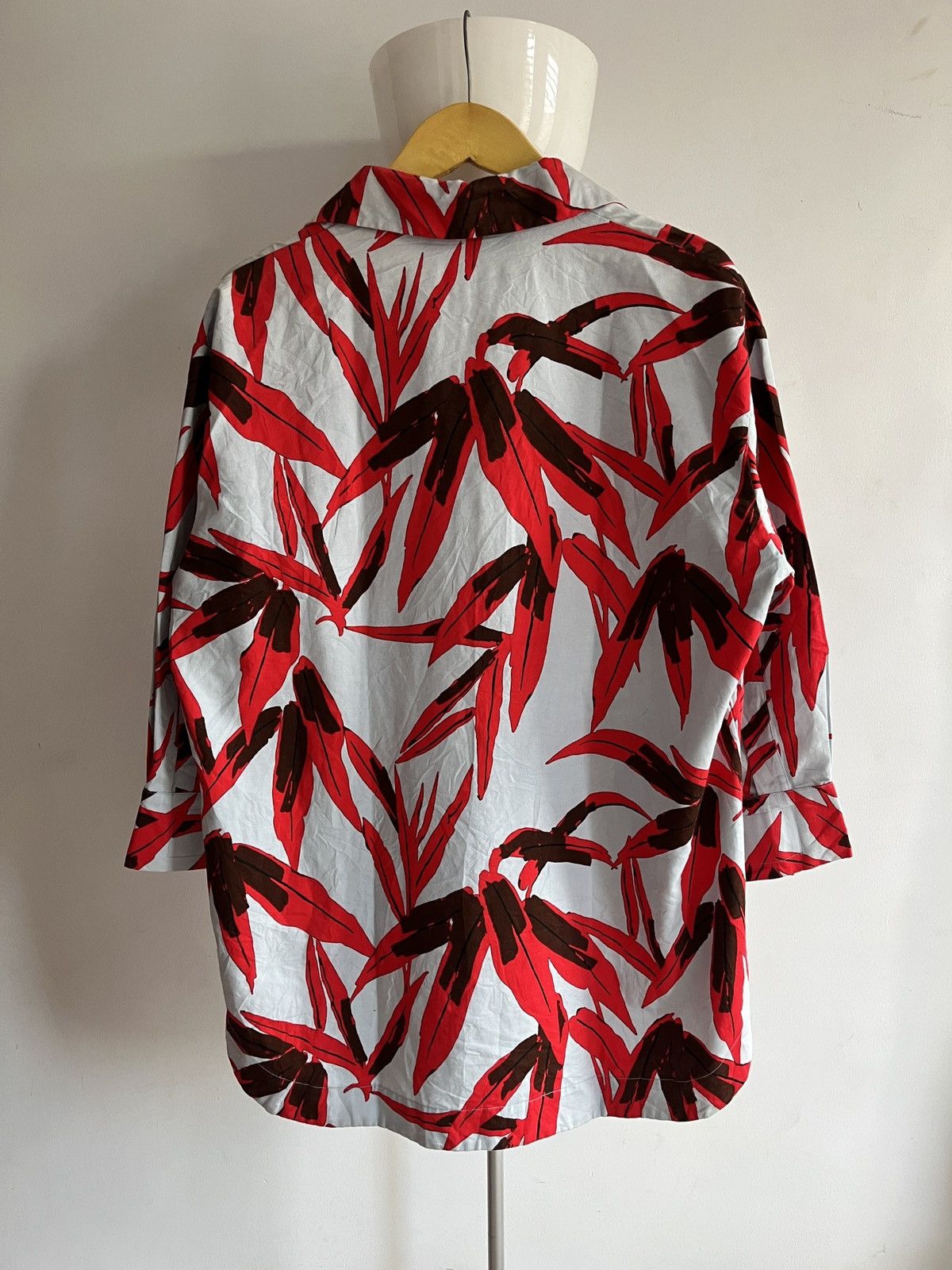 Marni Marni Leaves Half Button Up Blouse Size S / US 4 / IT 40 - 11 Thumbnail
