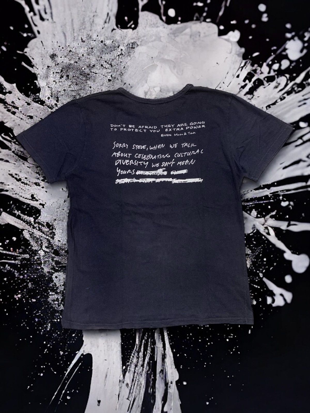 20471120 Ednezer Emo Gothic Y2K Life Talks Tee Size US M / EU 48-50 / 2 - 2 Thumbnail