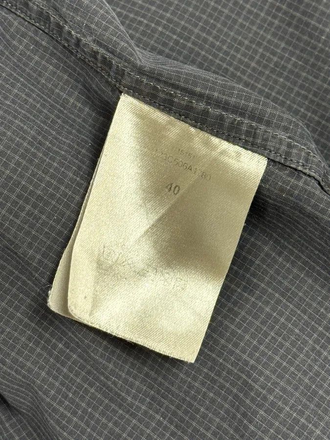 Dior AW2012 Dior Navy & Grey Checkered Classy Shirt Size US M / EU 48-50 / 2 - 9 Thumbnail