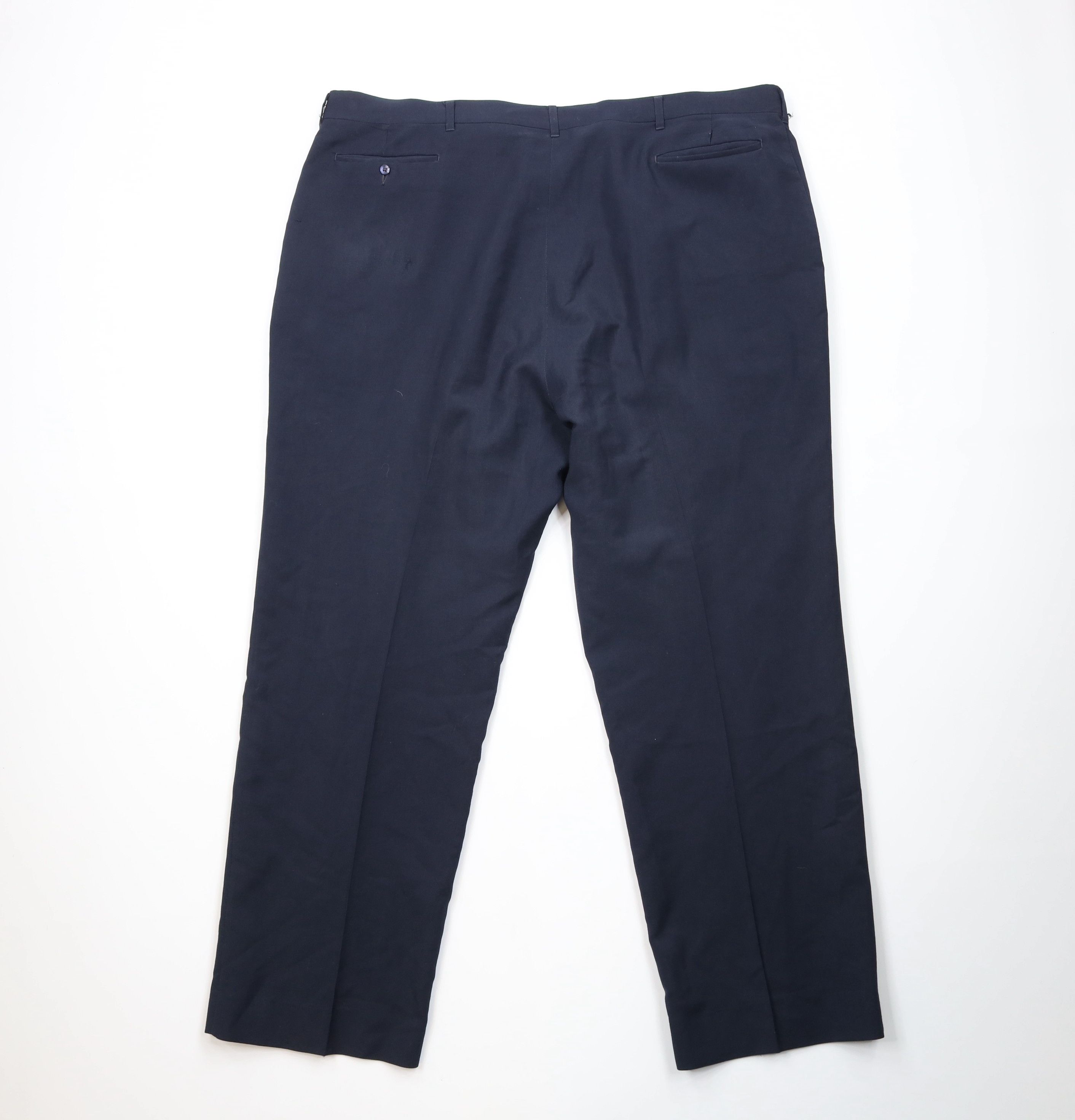 Vintage Vintage 70s Streetwear Wide Leg Knit Chino Pants Blue USA Size US 44 / EU 60 - 9 Thumbnail