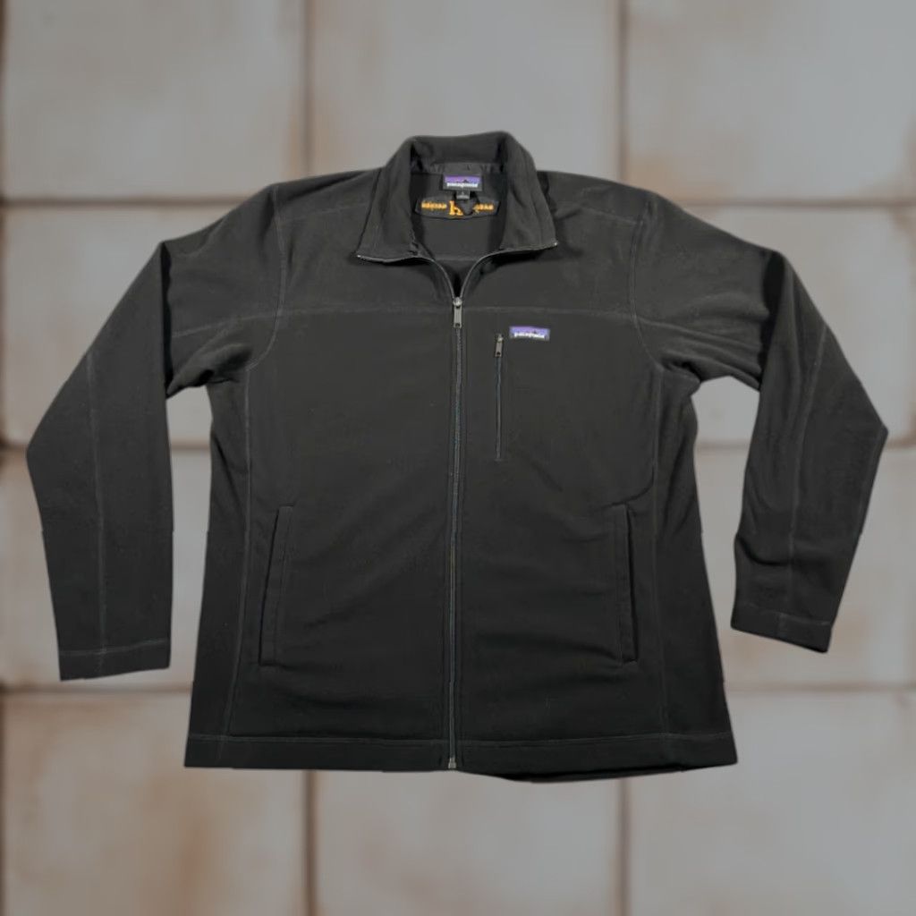 Patagonia Patagonia Jacket Adult LARGE Black Fleece Micro D Basil Hayden Logo Zip Outdoor Mens Size US L / EU 52-54 / 3 - 1 Thumbnail