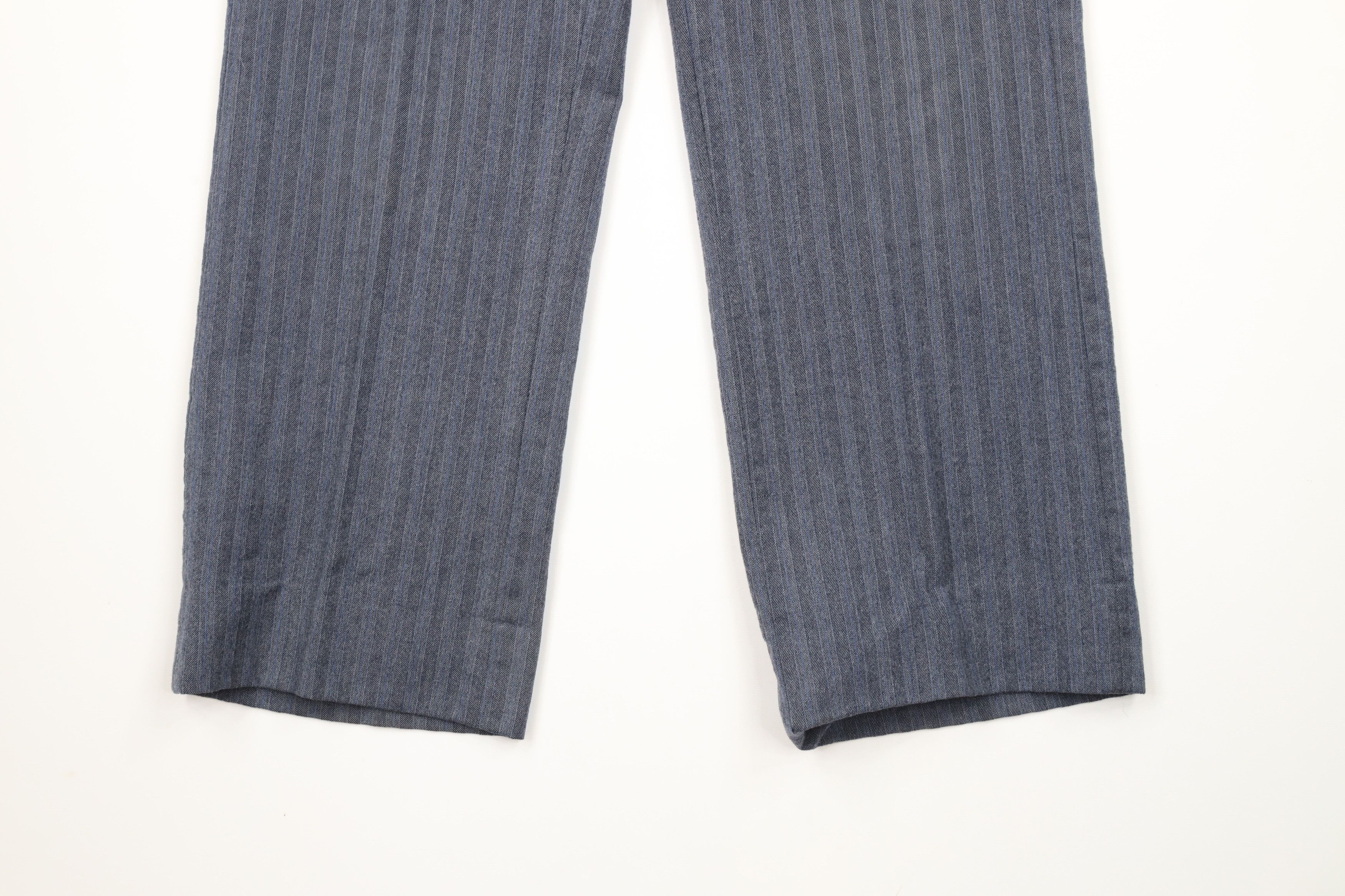Vintage Vintage 70s Streetwear Wool Striped Bell Bottoms Pants USA Size US 32 / EU 48 - 4 Thumbnail