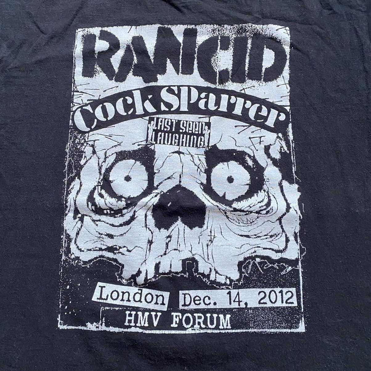 Band Tees VINTAGE RANCID PUNK ROCK BAND SKULL TOUR T SHIRT Size US M / EU 48-50 / 2 - 2 Thumbnail