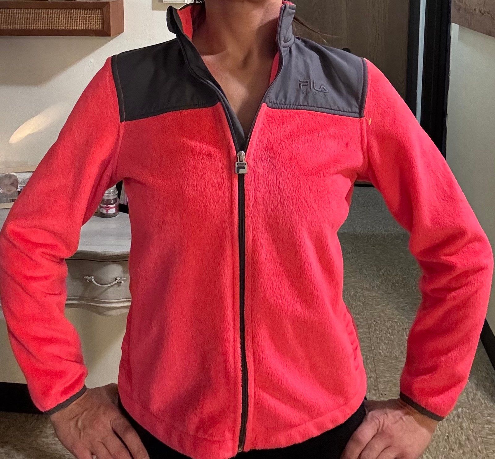 Fila Fila Sport Women's Juniors Full Zip Fleece Jacket Size L Size L / US 10 / IT 46 - 1 Thumbnail