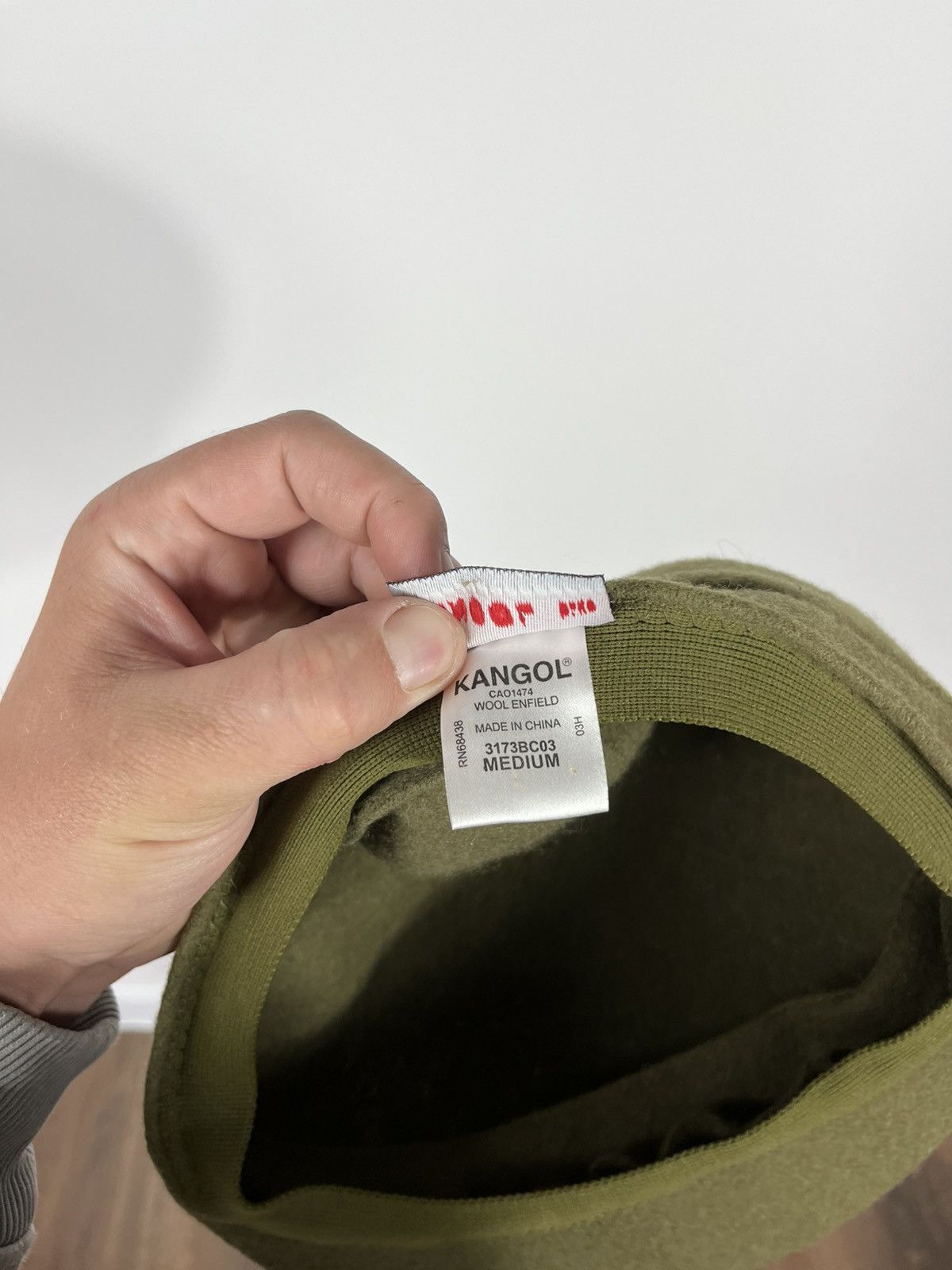Kangol Kangol Wool Enfield Unisex Cap Olive Green Size M Men's Fit Size ONE SIZE - 11 Thumbnail