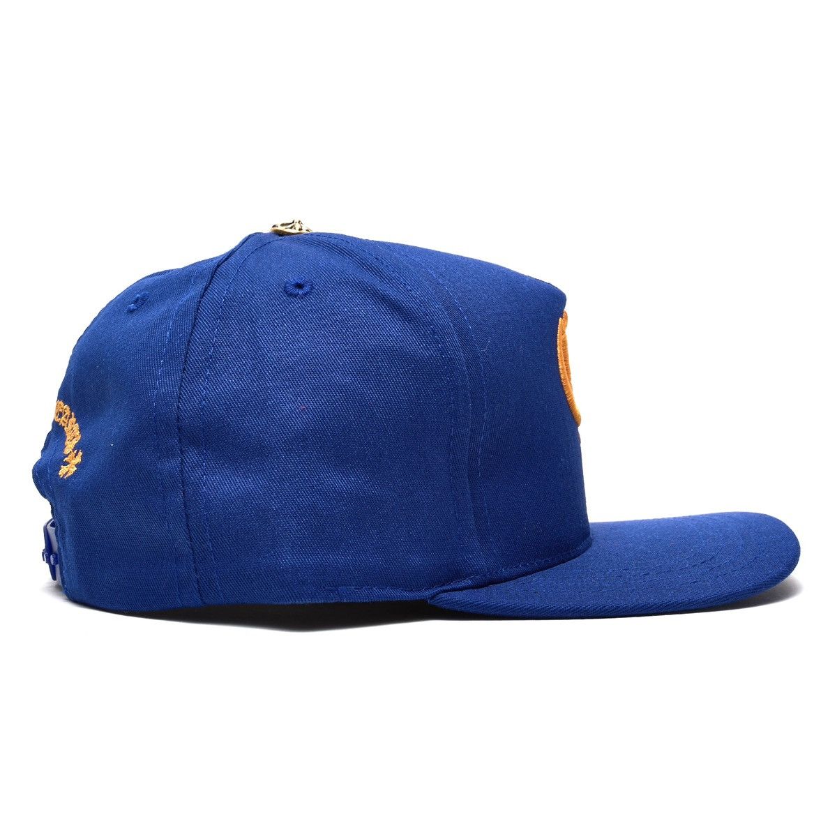 Chrome Hearts Embroidered CH Logo Baseball Hat Blue Orange Size ONE SIZE - 3 Thumbnail
