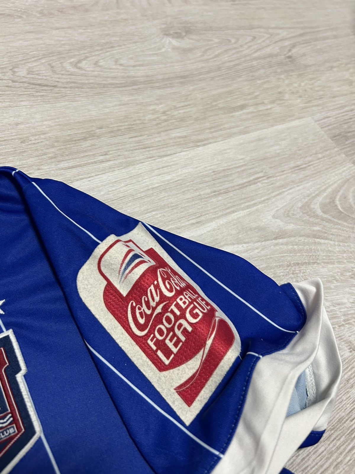 Vintage Vintage Mitre Ipswich Town 2007/08 Home shirt #14 LEE s Size US S / EU 44-46 / 1 - 7 Thumbnail