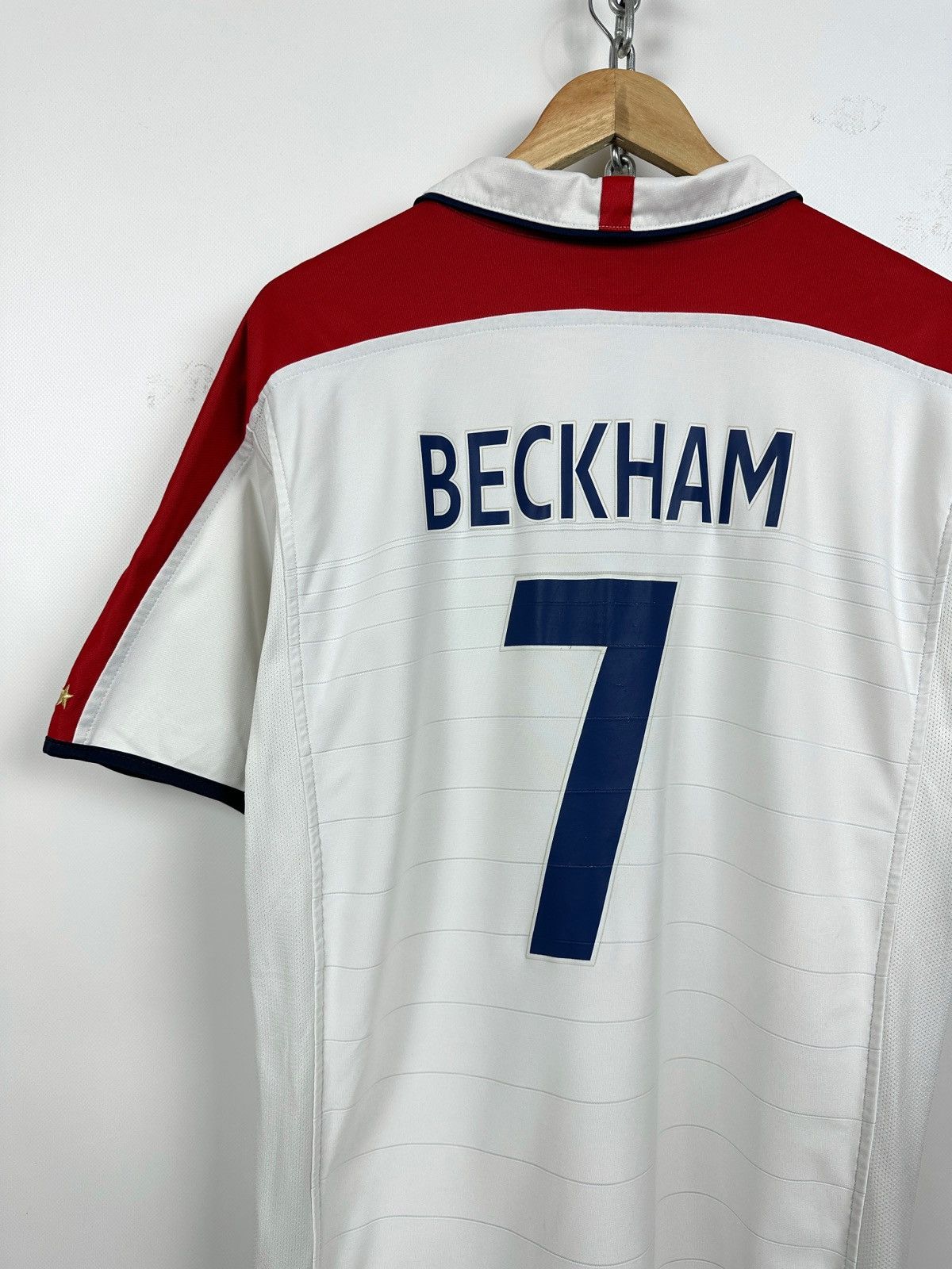 UMBRO社製　England代表　David Beckham ユニフォーム UMBRO アンブロ 2002 W杯ワールドカップ イングランド代表