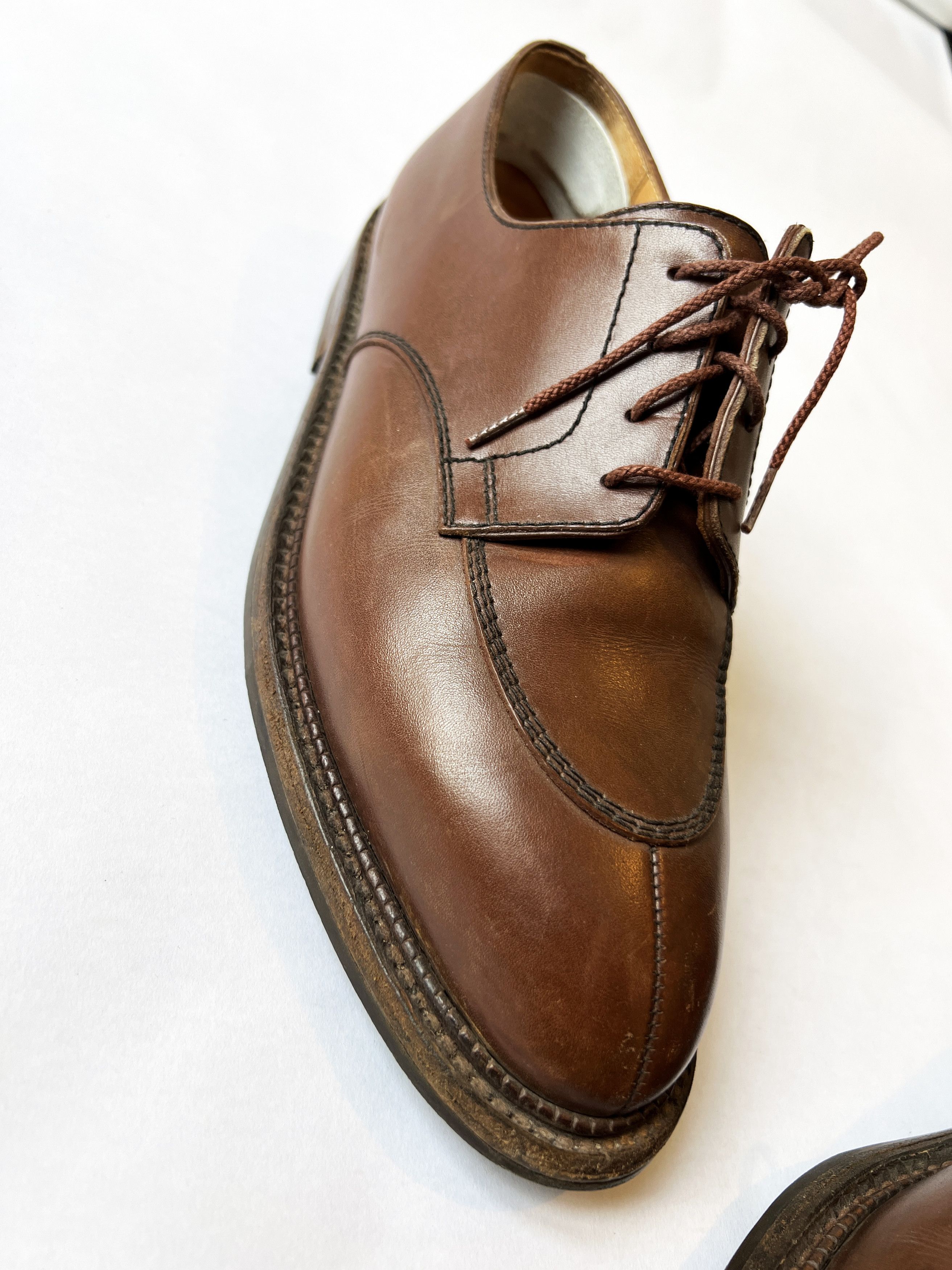 J.M. Weston JM Weston - Derby Chasse - 9E Cuir Veau Box Bergeronette Size US 10 / EU 43 - 5 Thumbnail