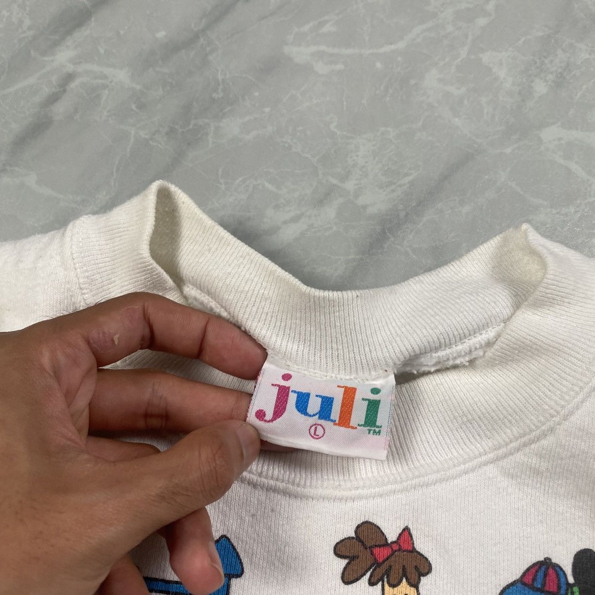 Other Vintage 90s Juli Walking Is Great Exercise Crewneck Size US L / EU 52-54 / 3 - 5 Thumbnail