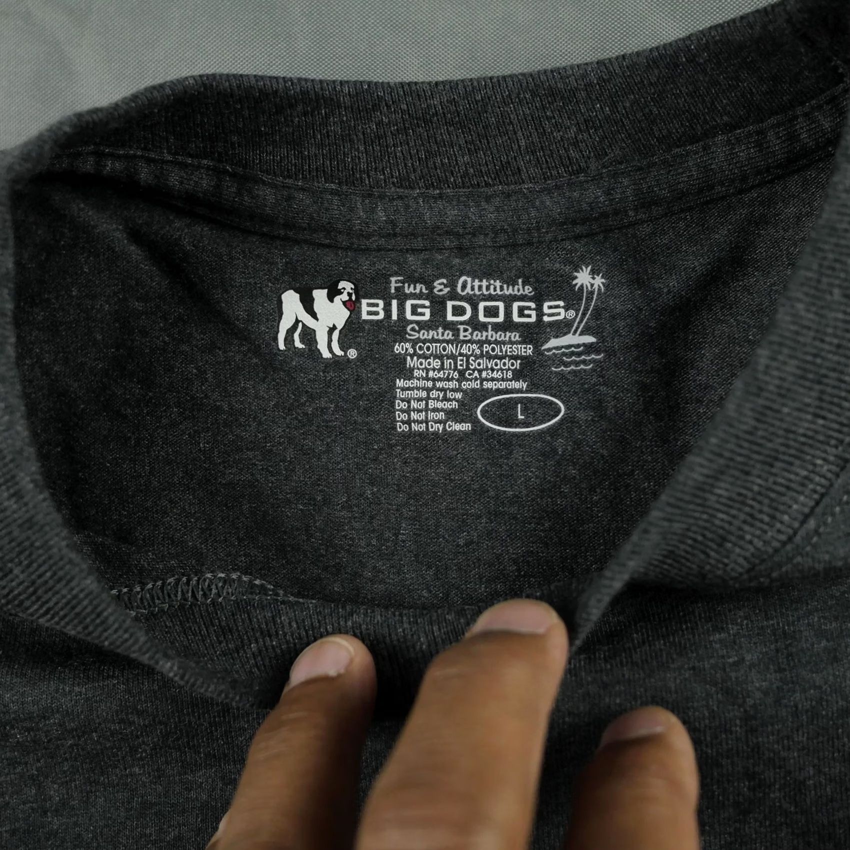 Big Dogs VINTAGE? No. Size US L / EU 52-54 / 3 - 5 Thumbnail