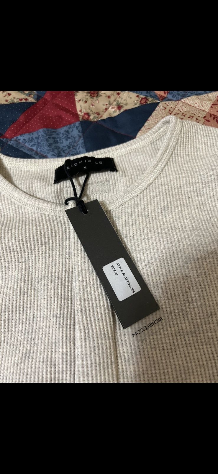 Richie Le Collection DAILY THERMAL LS SHIRT - OATMEAL HEATHER SAIL Size US M / EU 48-50 / 2 - 3 Thumbnail
