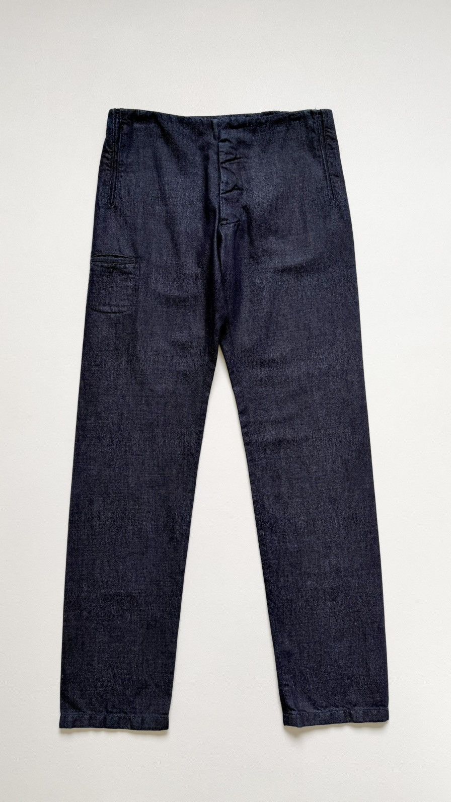 Maison Margiela S/S 11 Blue Denim ‘Mini Side Pocket’ Pants Size US 32 / EU 48 - 2 Thumbnail