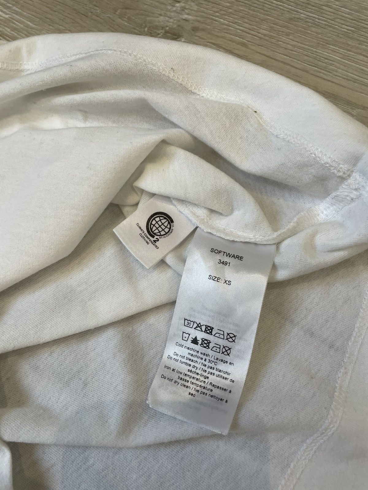 Ganni GANNI RELAXED FIT LOGO TEE T SHIRT WOMENS XS WHITE BR T2917 Size XS / US 0-2 / IT 36-38 - 5 Thumbnail
