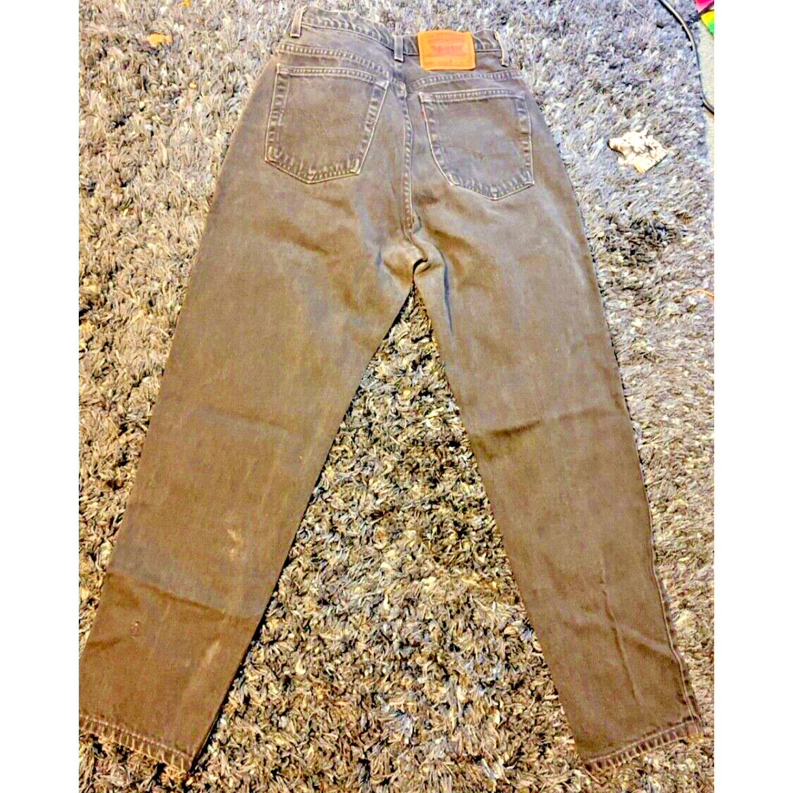 Levi's Vtg Levis 550 Relaxed Taper Jeans Women 10 Reg Made In USA Size 32" / US 10 / IT 46 - 2 Thumbnail