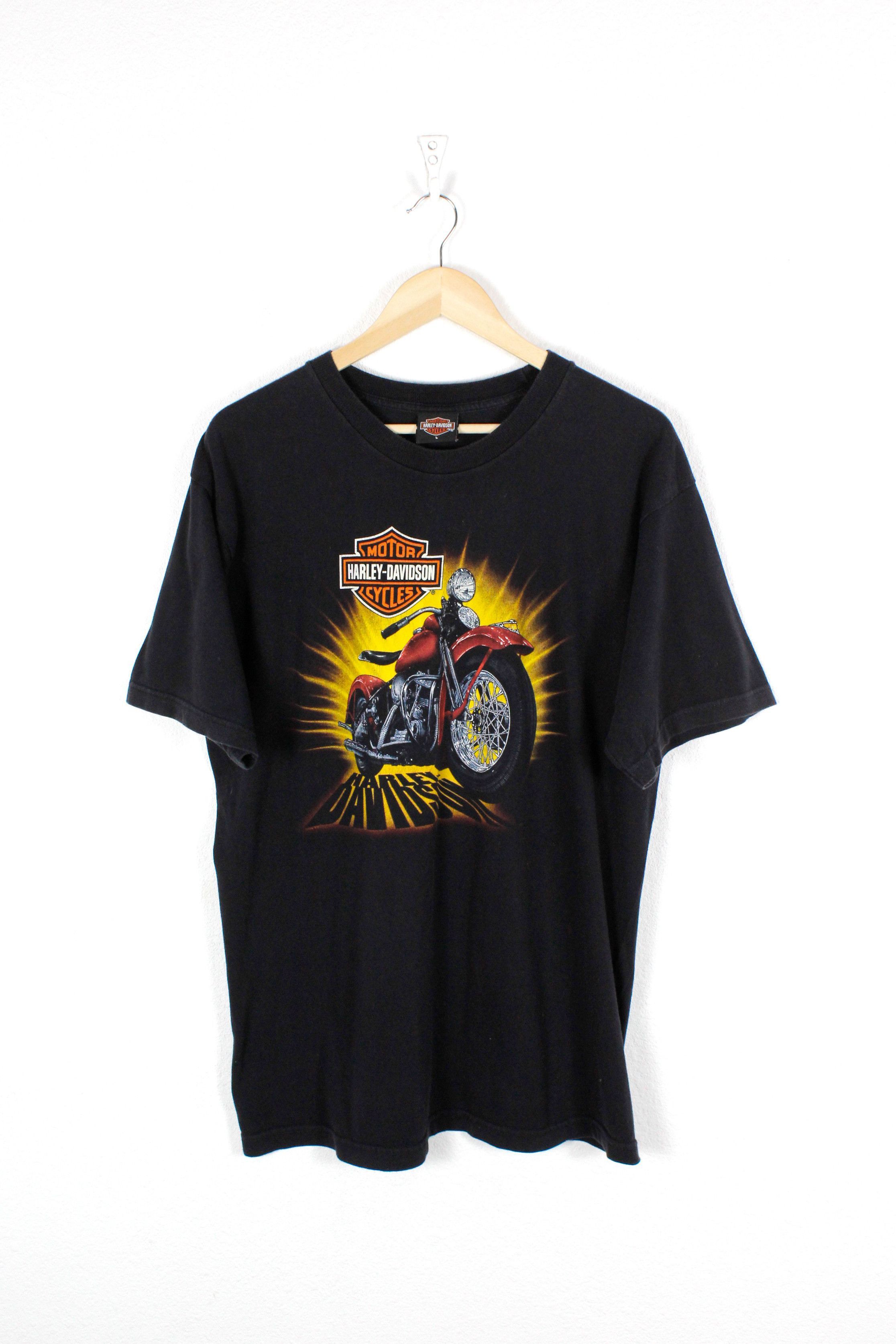 Harley Davidson Vintage Harley Davidson Stratstone Tee Tshirt Y2K 90s Size US L / EU 52-54 / 3 - 1 Thumbnail