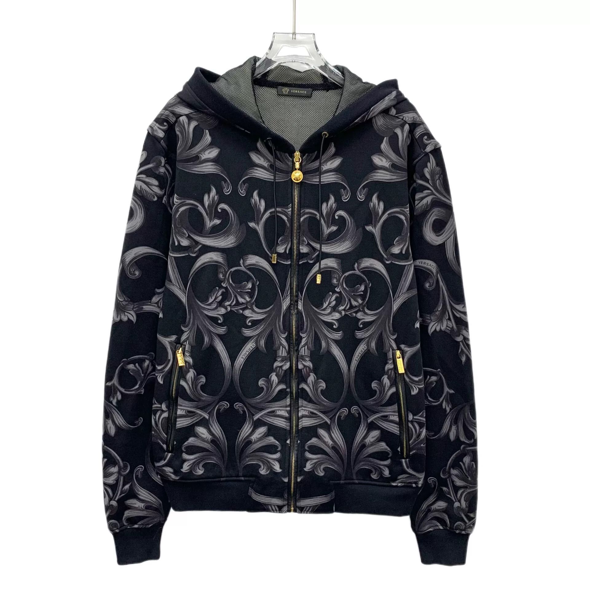 Versace Versace Floral Print Zip Hoodie Size US M / EU 48-50 / 2 - 1 Thumbnail