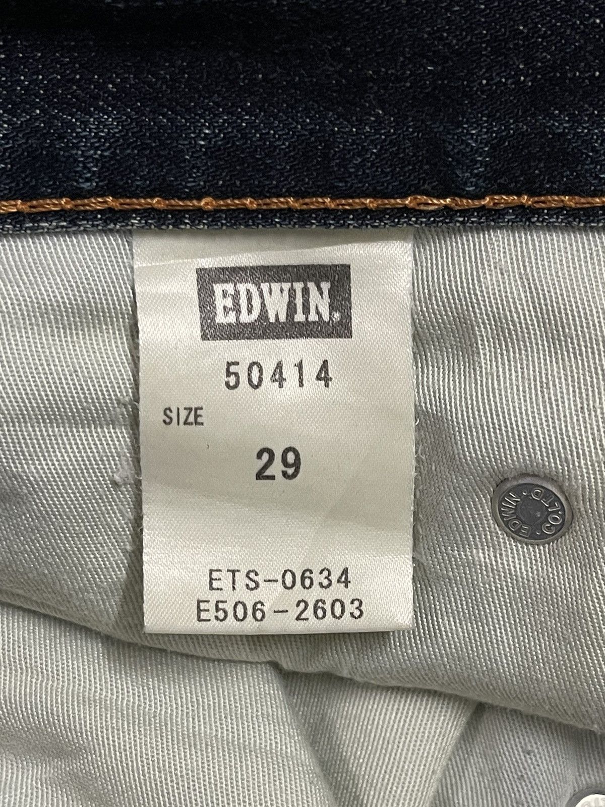Edwin Vintage Japan Edwin 504 Blue Wash Style Distress Style Jeans Size US 32 / EU 48 - 10 Thumbnail