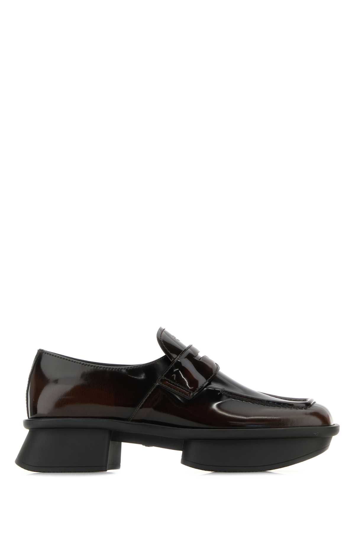 Prada Brown Leather Equal Loafers Size US 8 / IT 38 - 1 Thumbnail