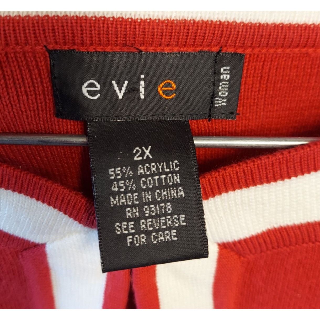 Other Women's Evie Red Cardigan 2X Open Front & George Pants 20W S Size XXL / US 16-18 / IT 52-54 - 4 Thumbnail