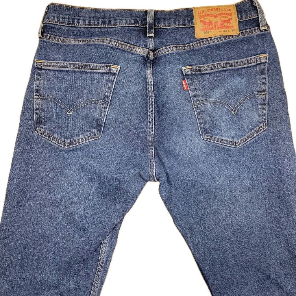 Levi's Levi's 502 Slim-Fit Blue Jeans Size 33/30 Men's Excellent Co Size US 33 - 7 Thumbnail