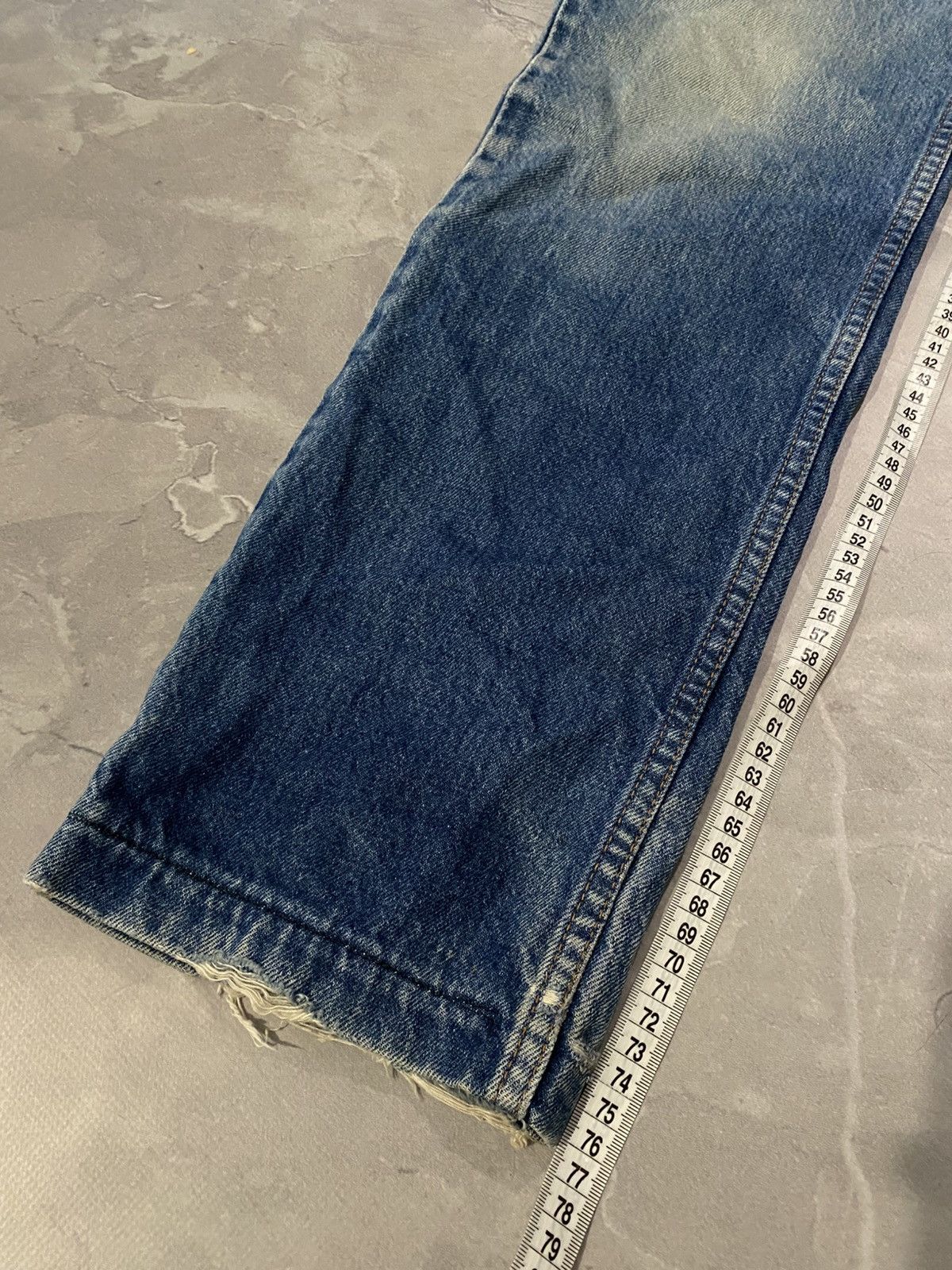 Japanese Brand Archive Ripped Washed Fresh Slim Jean / Y2K Drip Japan Size US 31 - 5 Thumbnail
