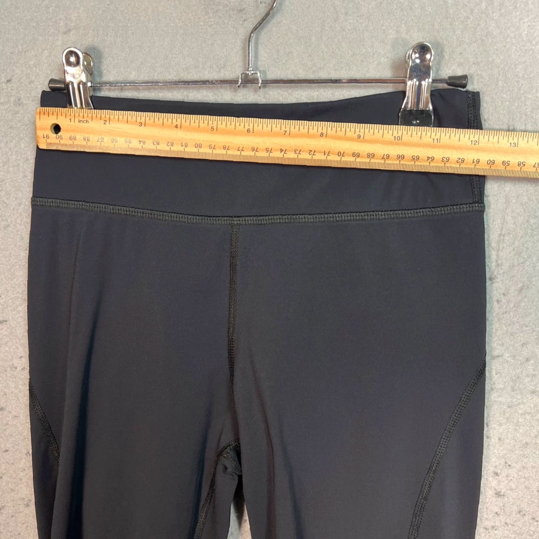 Vintage ALALA Leggings Women's XS Black High Waist Athletic Skinny Inseam 25 in Size XS Shipes Next Business Day Size 26" / US 2 / IT 38 - 4 Thumbnail