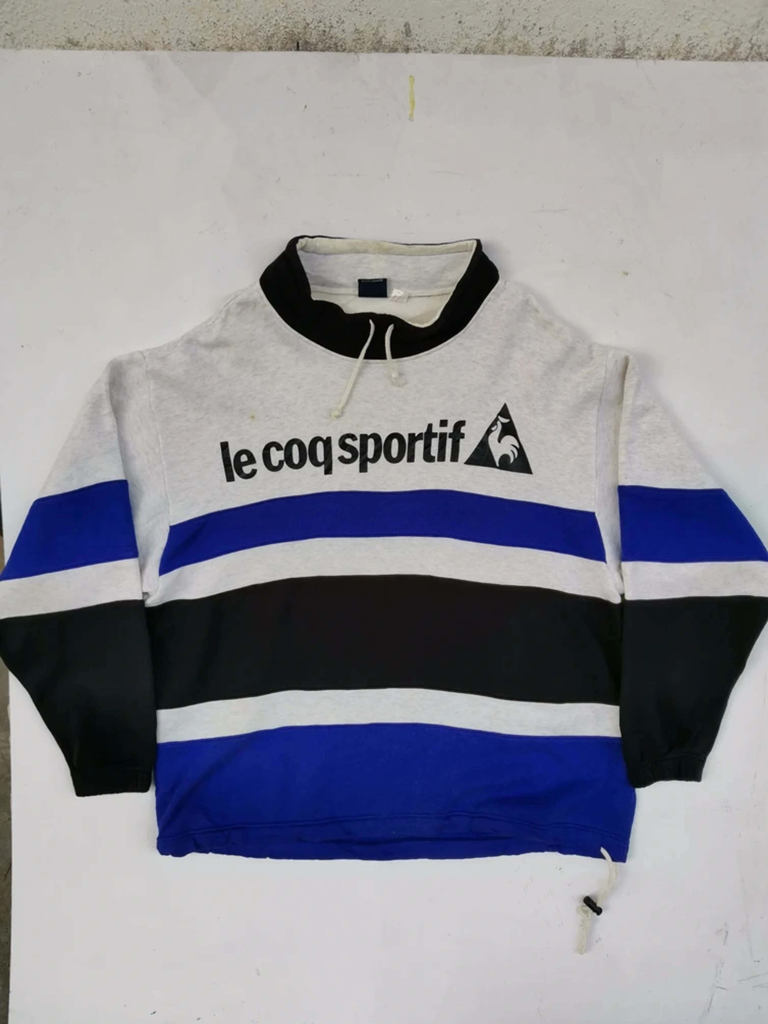 Le Coq Sportif Rare!!! Le Coq Sportif Big Logo Sweatshirt Size US XL / EU 56 / 4 - 3 Thumbnail
