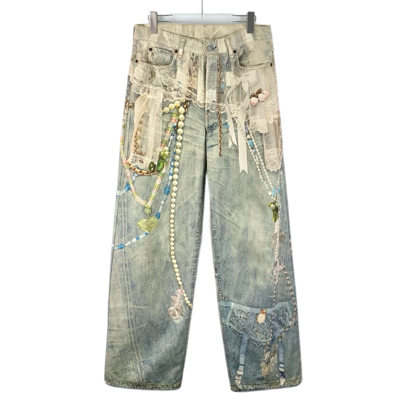 Acne Studios Acne Studios Tie-Dye Gradient Blue Jeans M Women Size 28" / US 6 / IT 42 - 1 Thumbnail